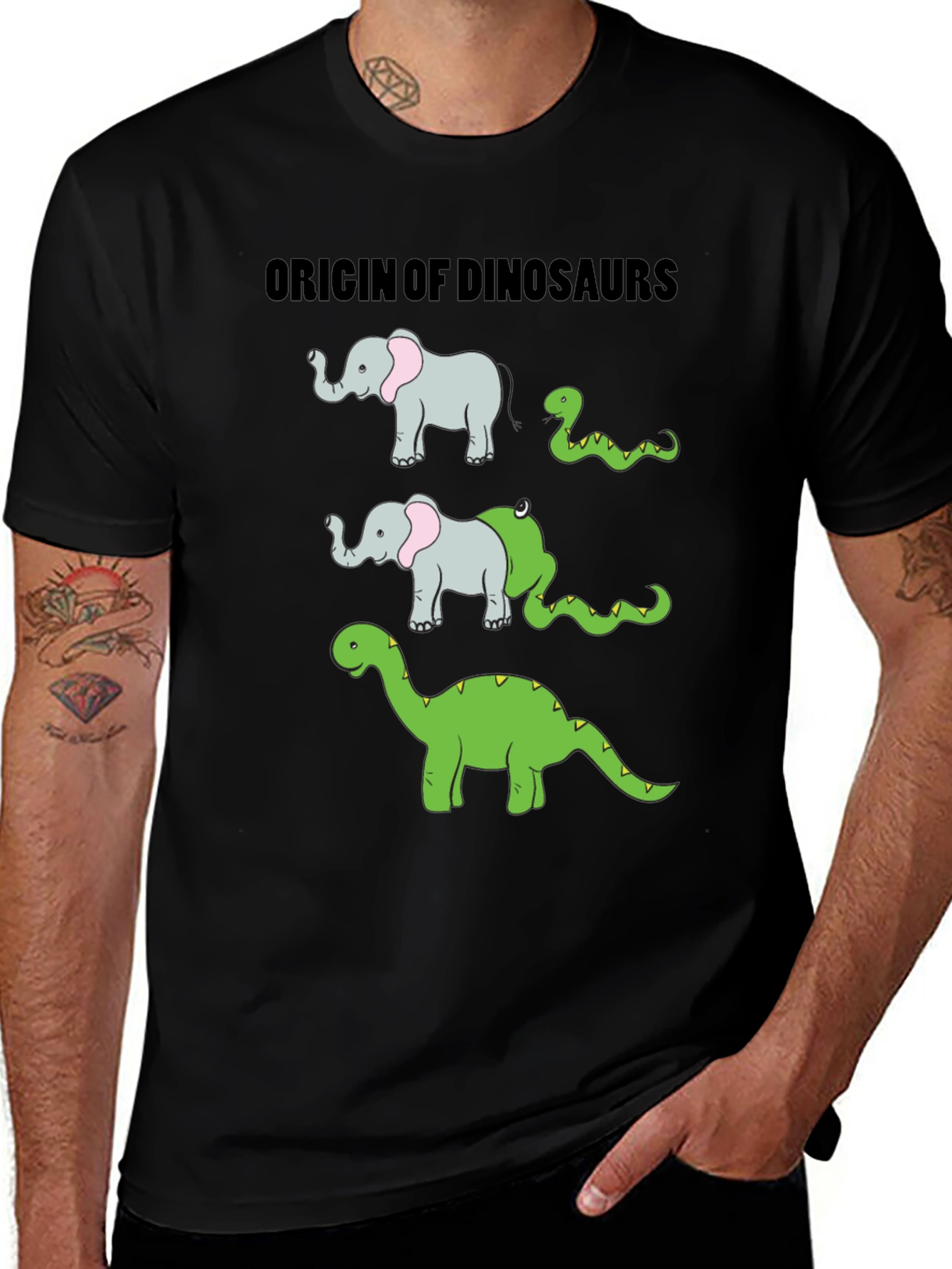 Variant 22 of Origin of Dinosaurs Graphic T-Shirt