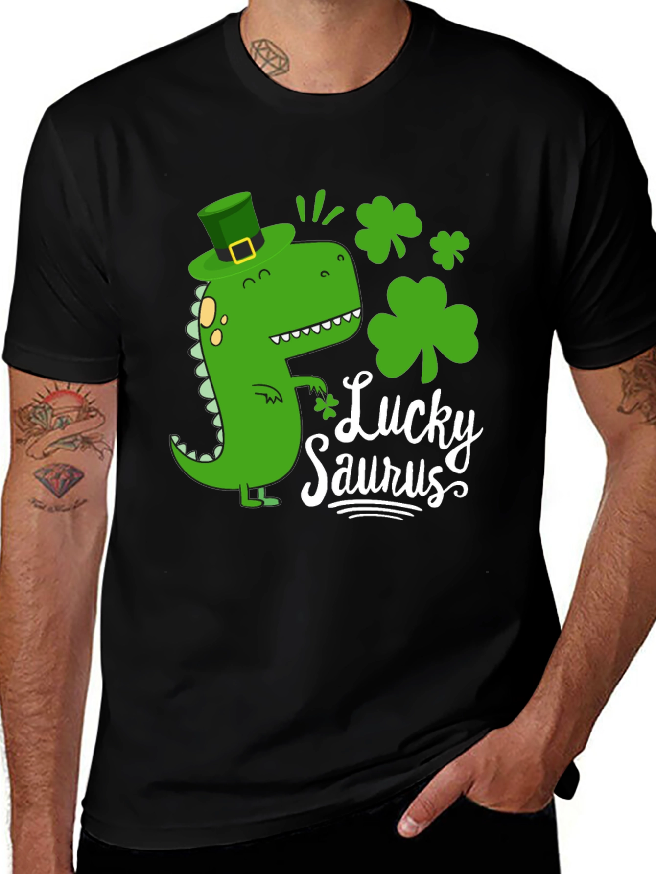Lucky Saurus St. Patrick's Day T-Shirt