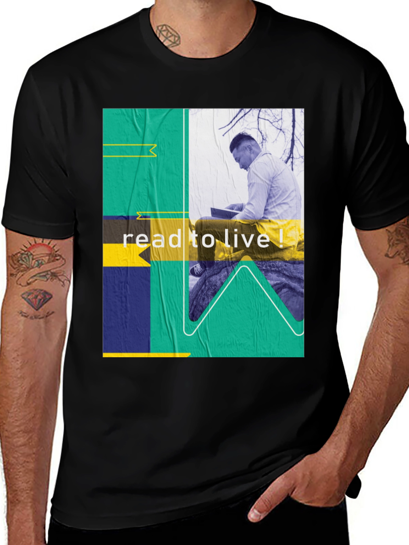 Variant 12 of Read to Live Graphic Tee