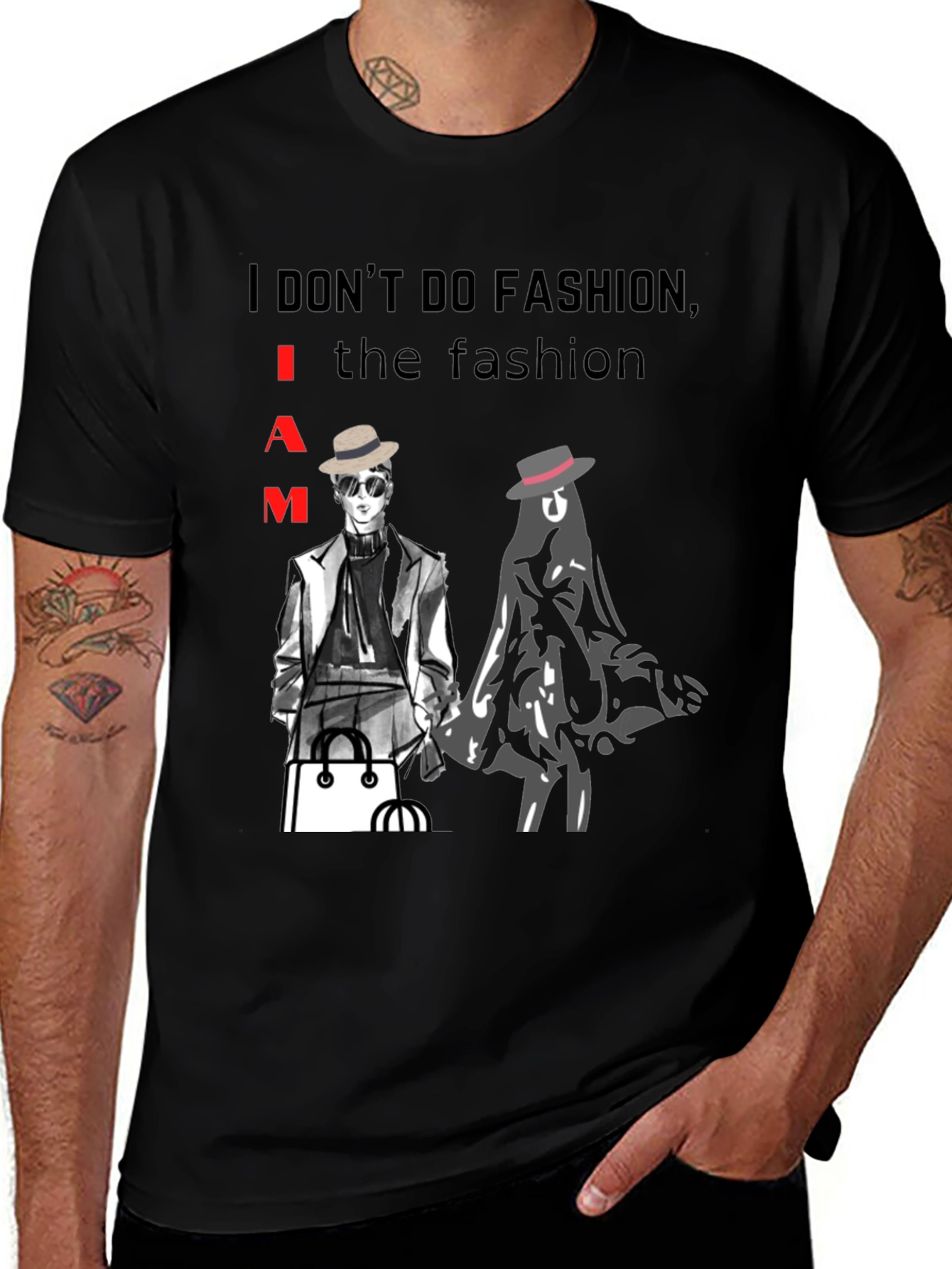 Variant 14 of I AM the Fashion Graphic T-Shirt