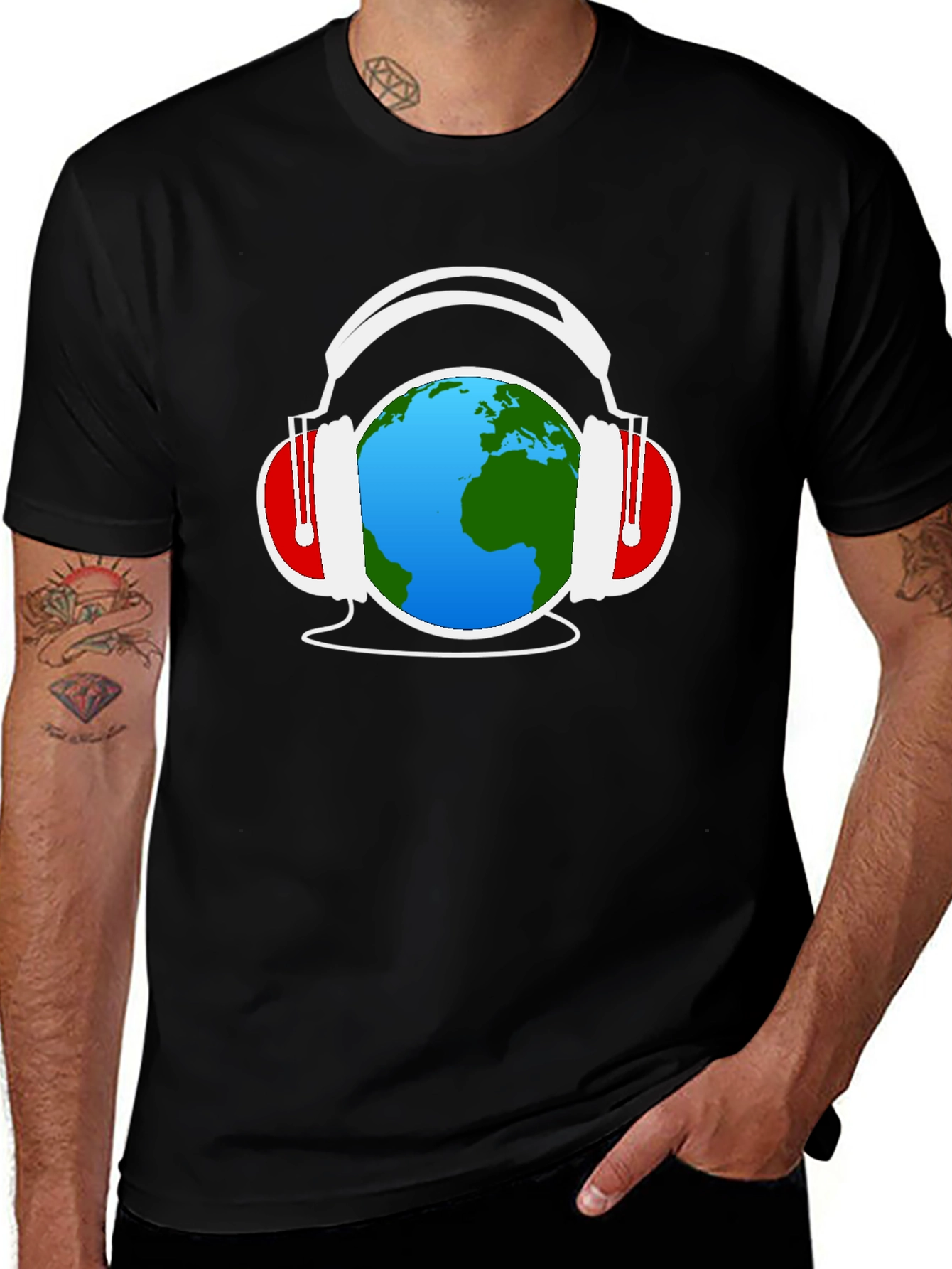 Variant 19 of World Music T-Shirt - Global DJ Tee