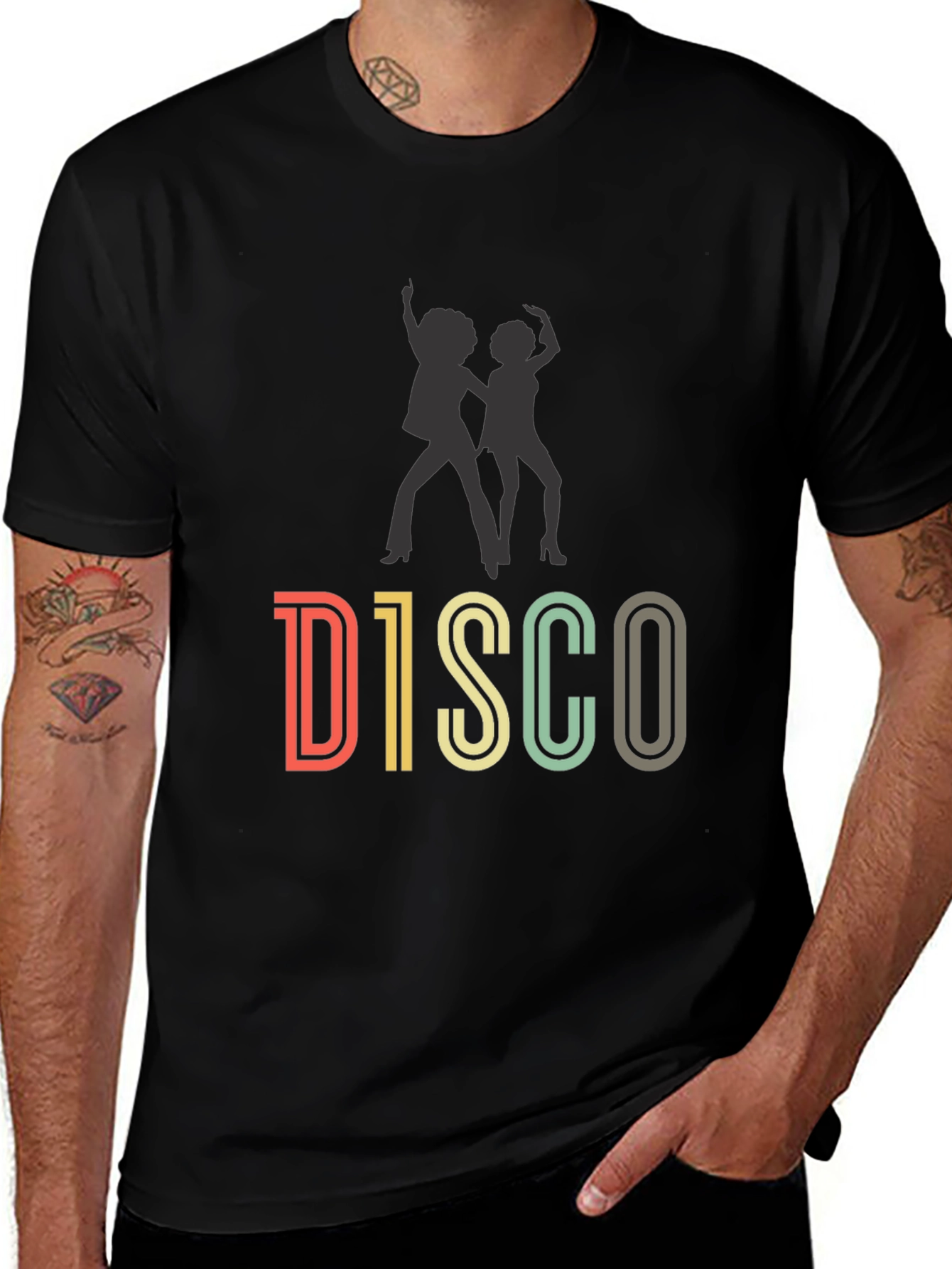 Variant 6 of Retro Disco Dance Graphic T-Shirt