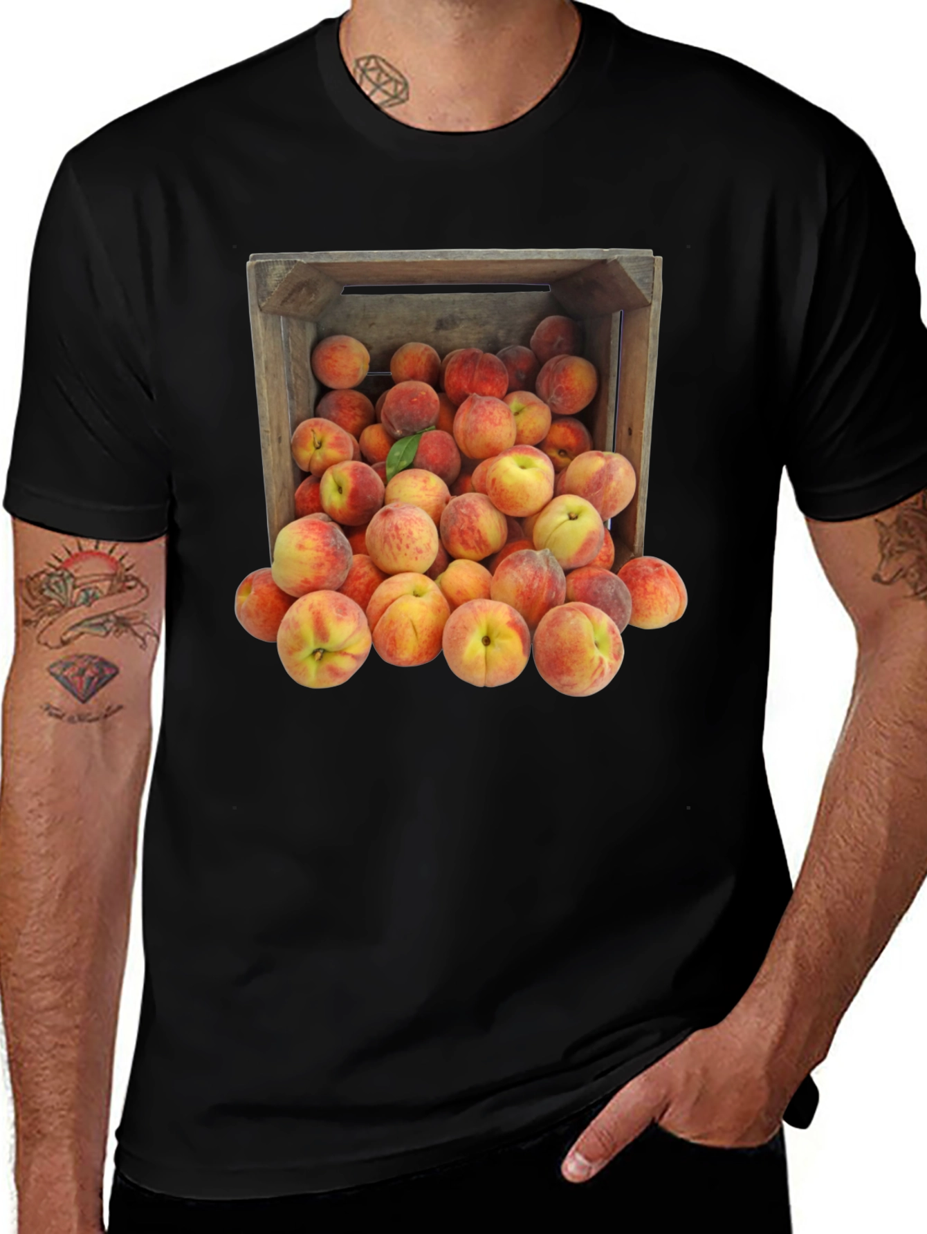 Peaches in Crate T-Shirt