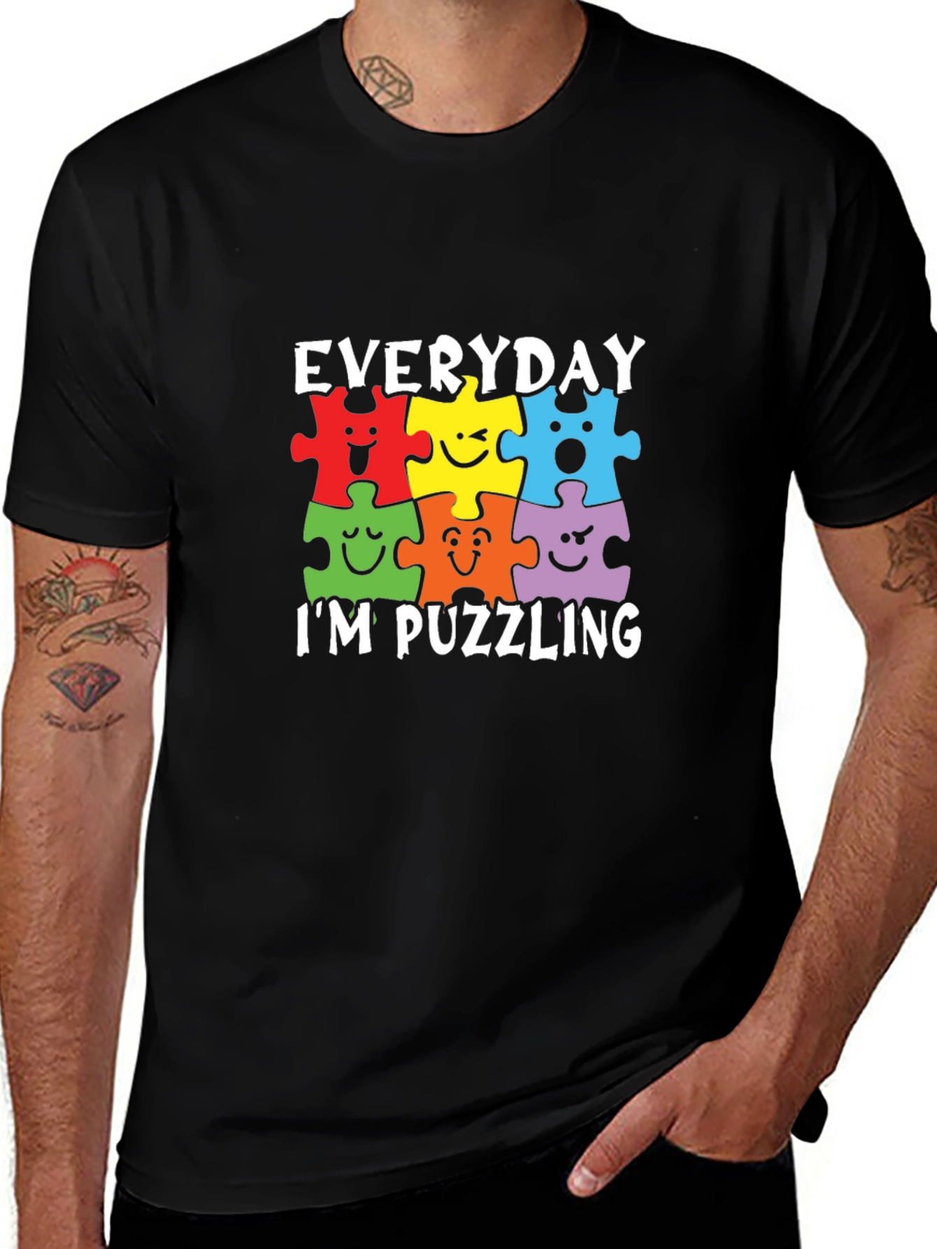 Everyday I'm Puzzling Autism Awareness T-Shirt