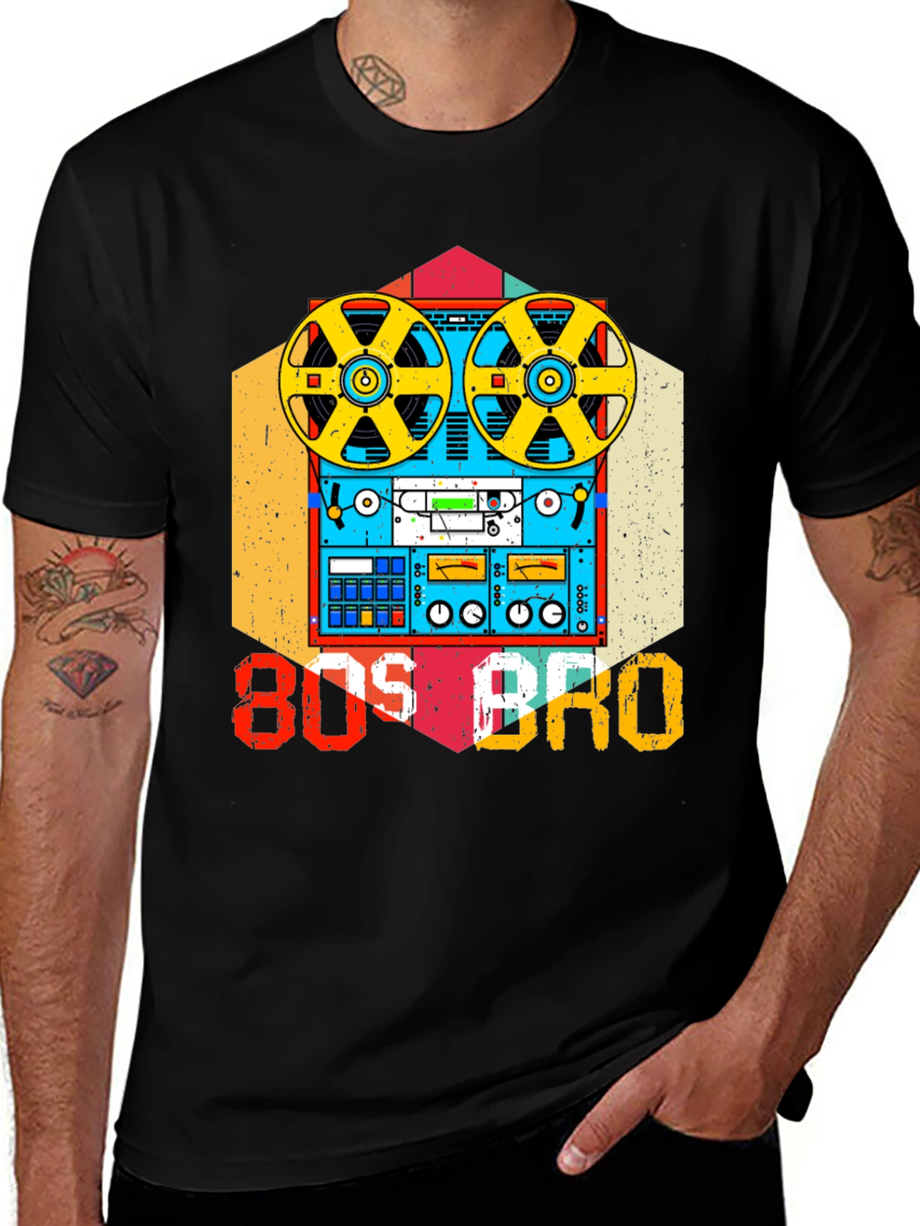 Variant 12 of 80s Bro Cassette Tape Graphic Tee