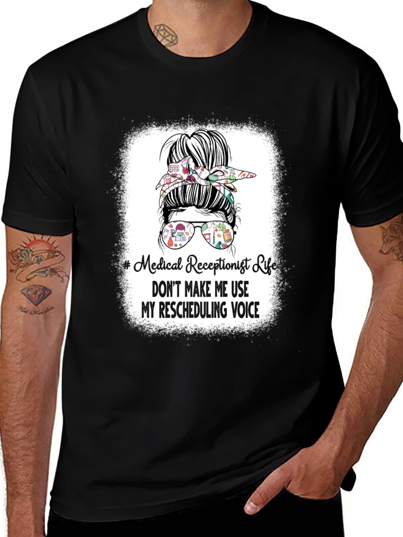 Variant 15 of Medical Receptionist Life T-Shirt