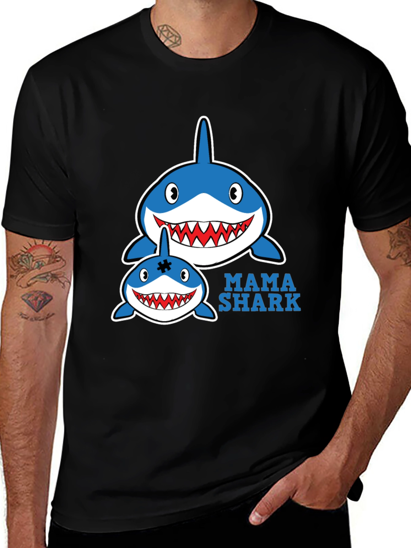 Mama Shark Graphic T-Shirt
