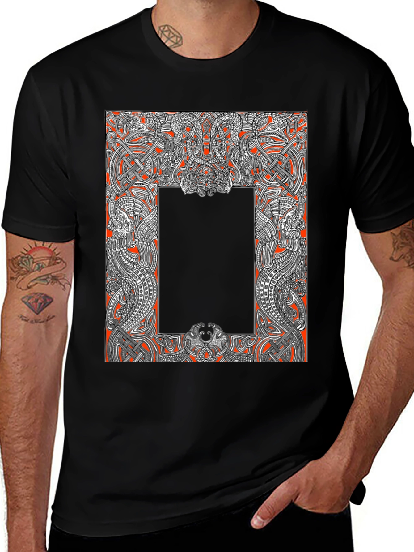 Variant 22 of Celtic Knot Dragon T-Shirt