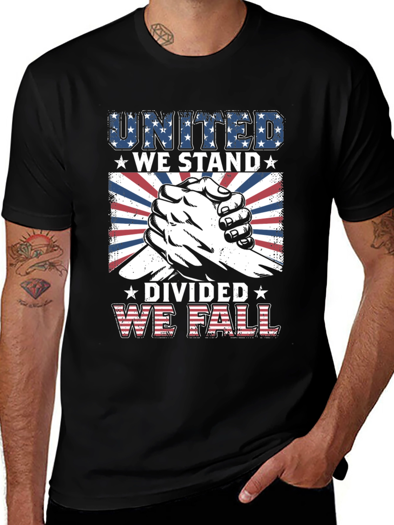 United We Stand T-Shirt - Patriotic American Tee