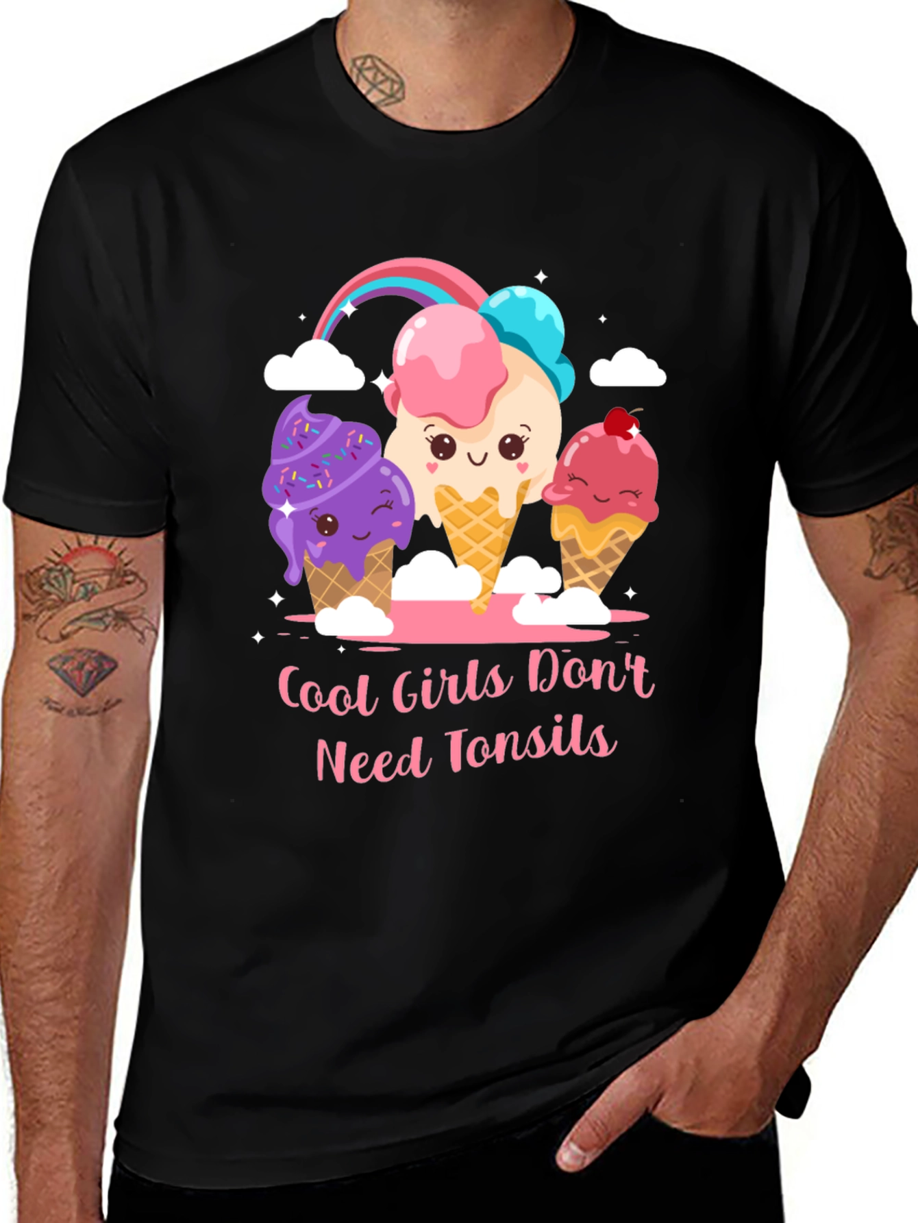 Cool Girls Don't Need Tonsils T-Shirt