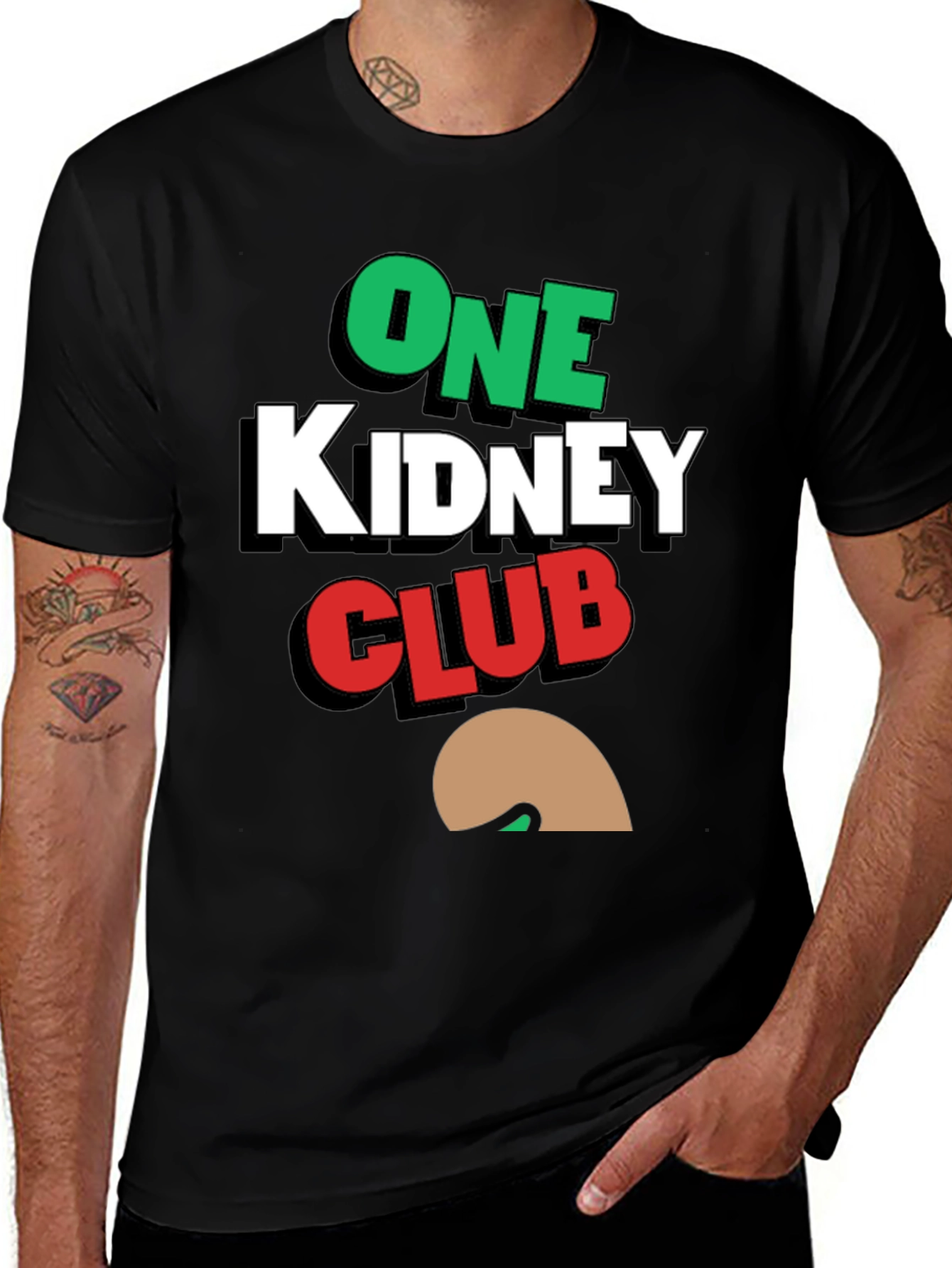 Variant 12 of One Kidney Club Funny T-Shirt 