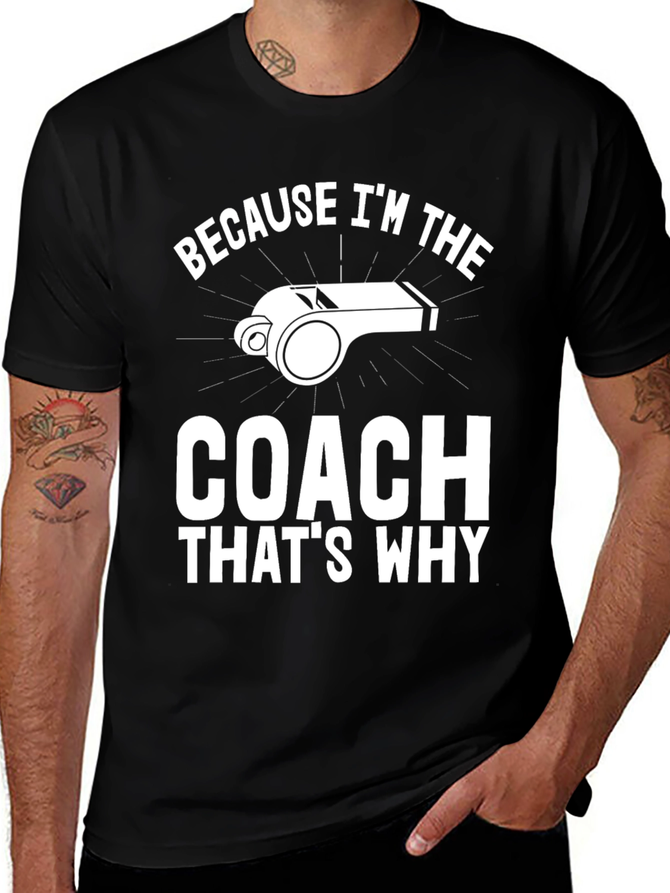 Variant 5 of Coach T-Shirt - Because I'm the Coach That's Why