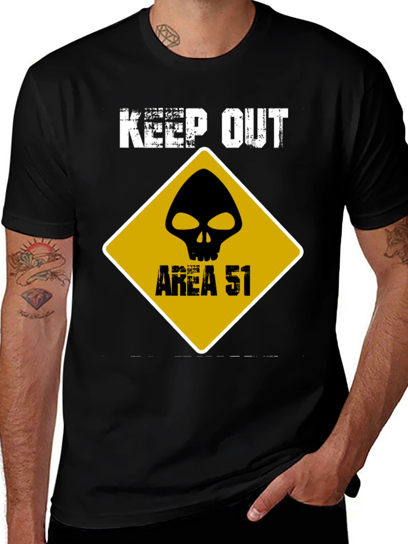 Area 51 Alien T-Shirt - Keep Out