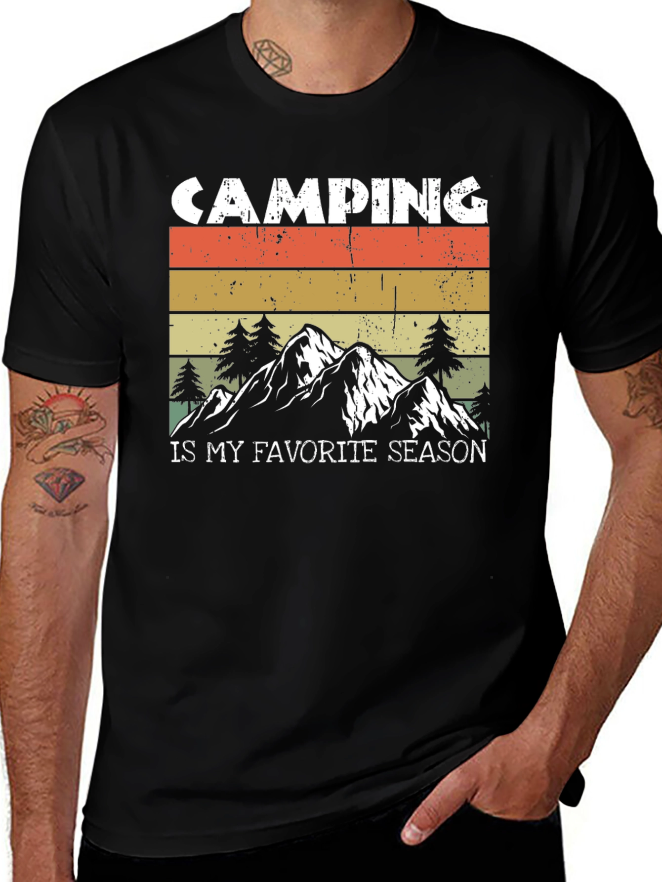 Variant 29 of Camping is My Favorite Season Graphic T-Shirt