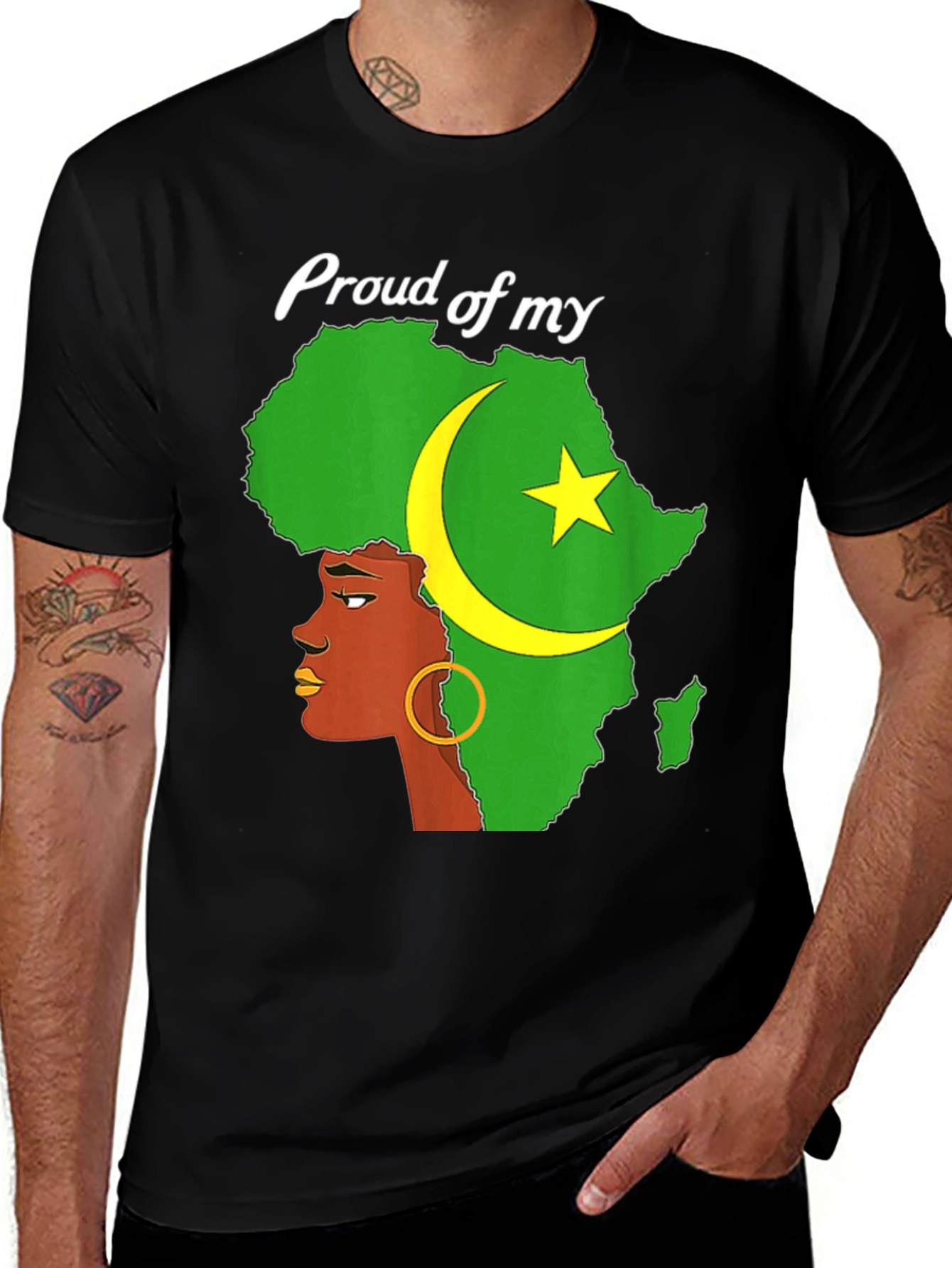 Proud African Heritage Graphic Tee