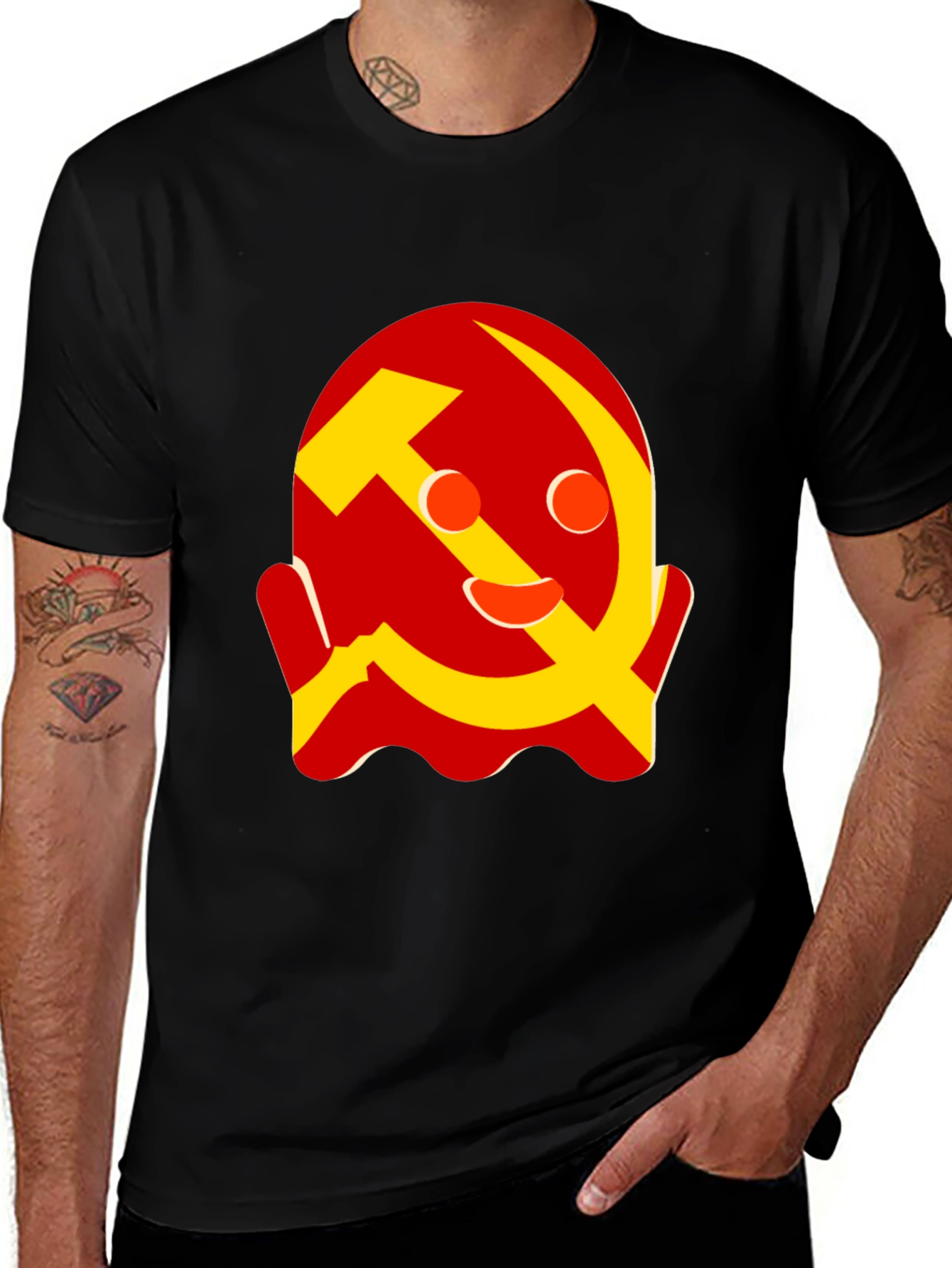 Variant 28 of Comrade Ghost T-Shirt - Funny Communist Halloween Tee