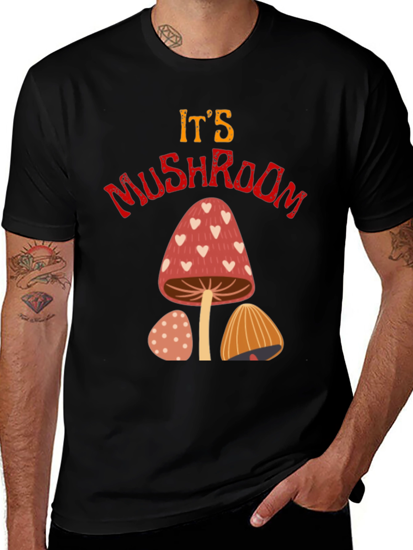 Variant 18 of It's Mushroom T-Shirt - Fun Graphic Tee