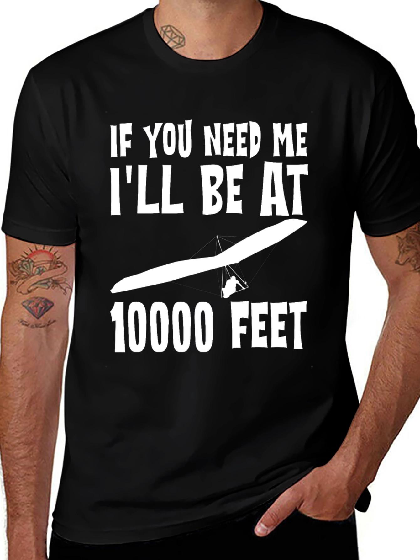Variant 22 of Hang Gliding 10000 Feet T-Shirt