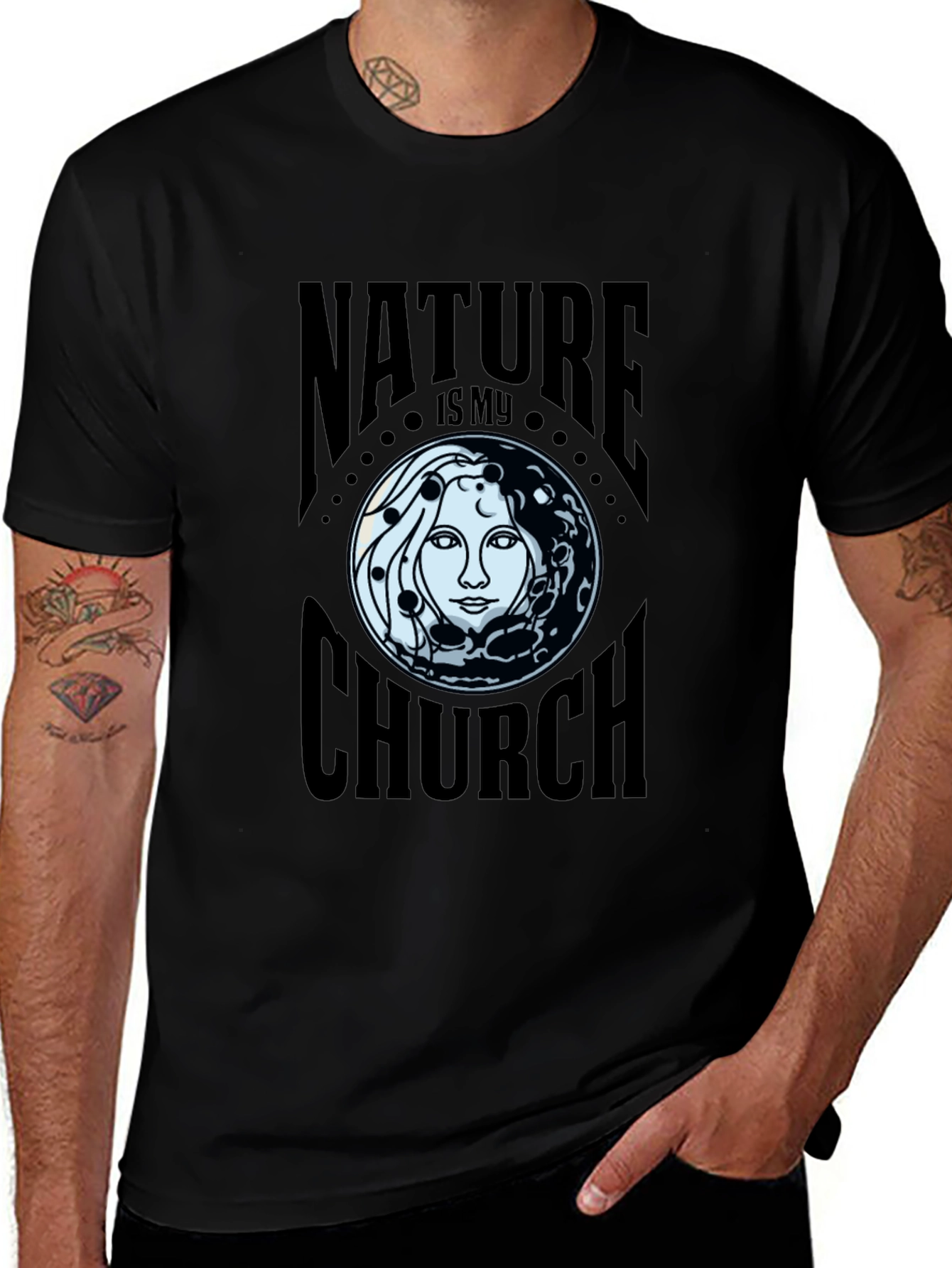 Variant 27 of Nature is My Church T-Shirt - Unisex Graphic Tee