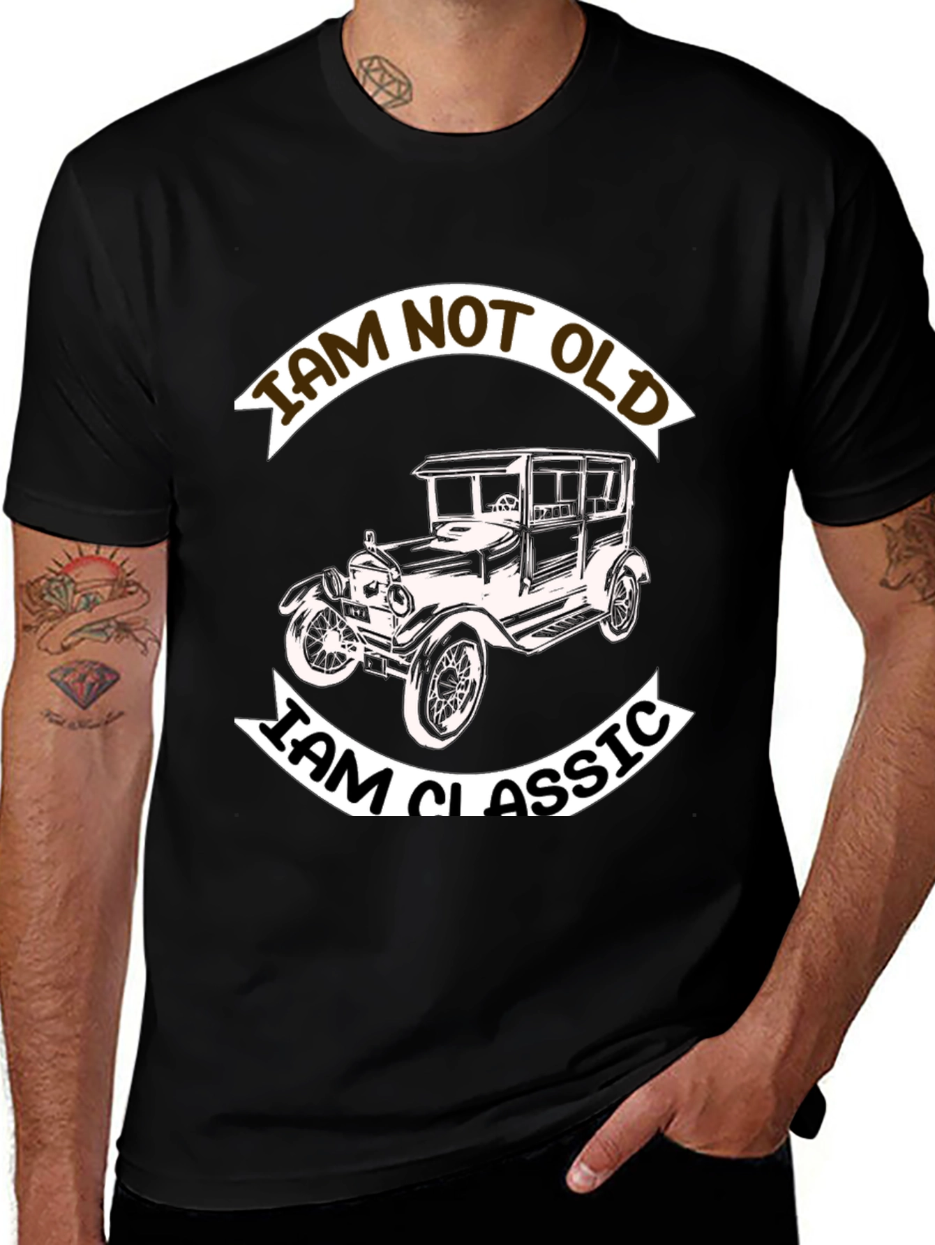 Variant 6 of I AM NOT OLD I AM CLASSIC Car T-Shirt