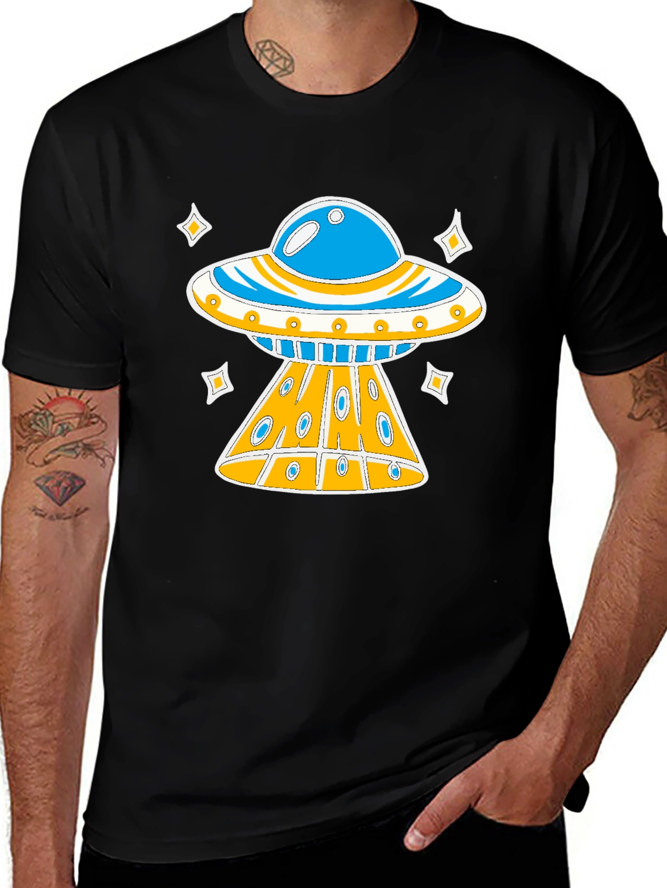 UFO Graphic Tee - Sci-Fi Style