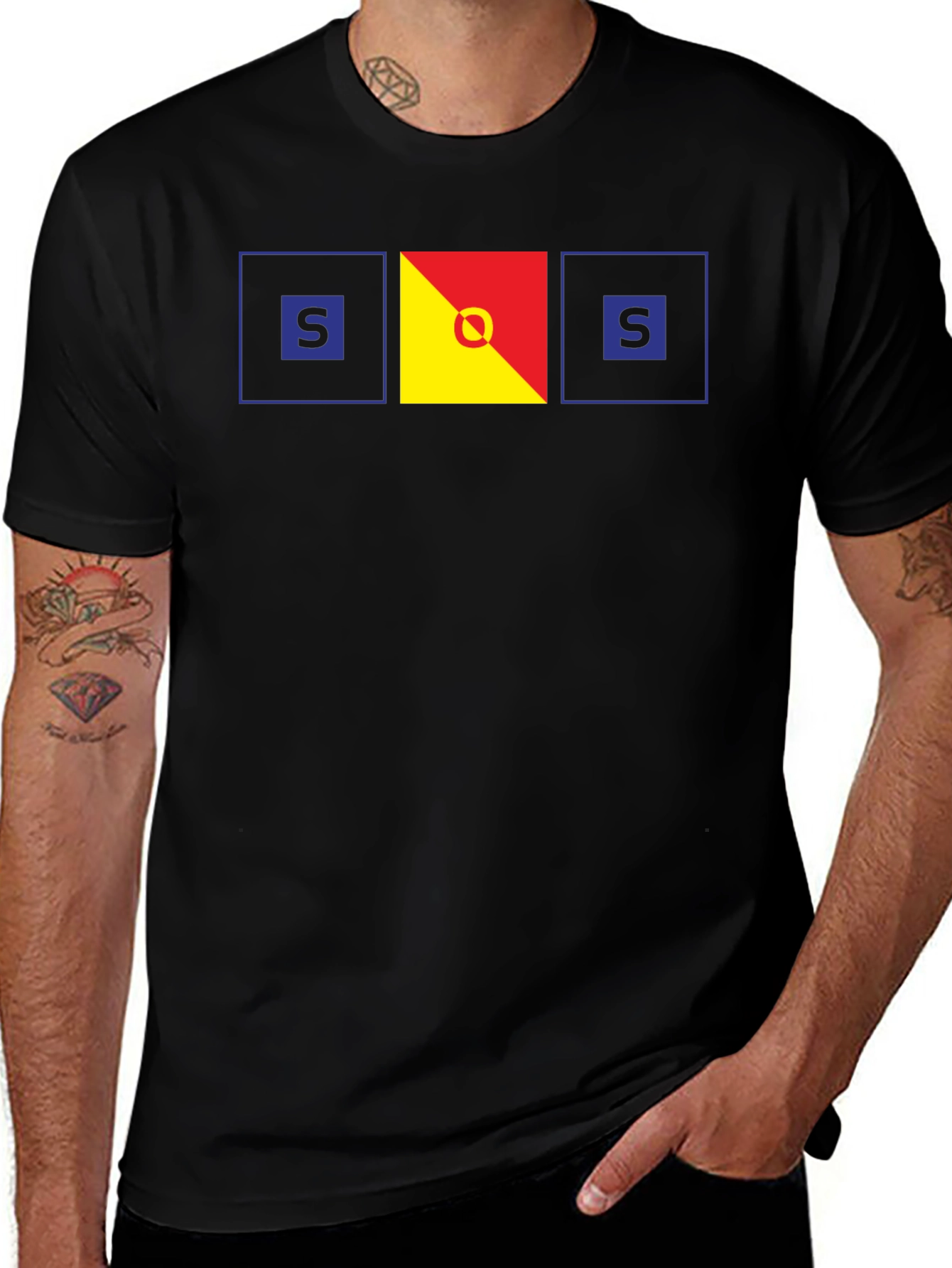S.O.S Nautical Flag T-Shirt
