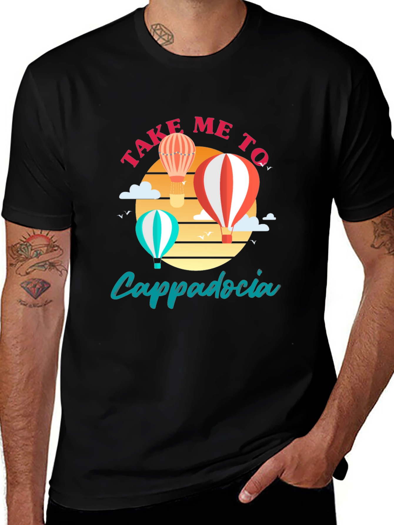 Variant 16 of Cappadocia Hot Air Balloon T-Shirt
