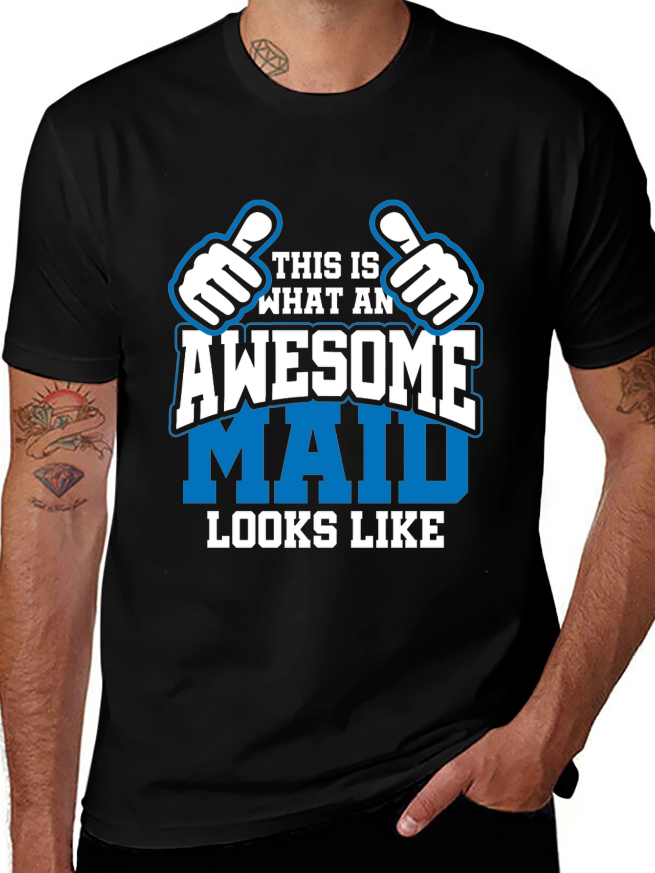 Variant 25 of Awesome Maid Graphic Tee