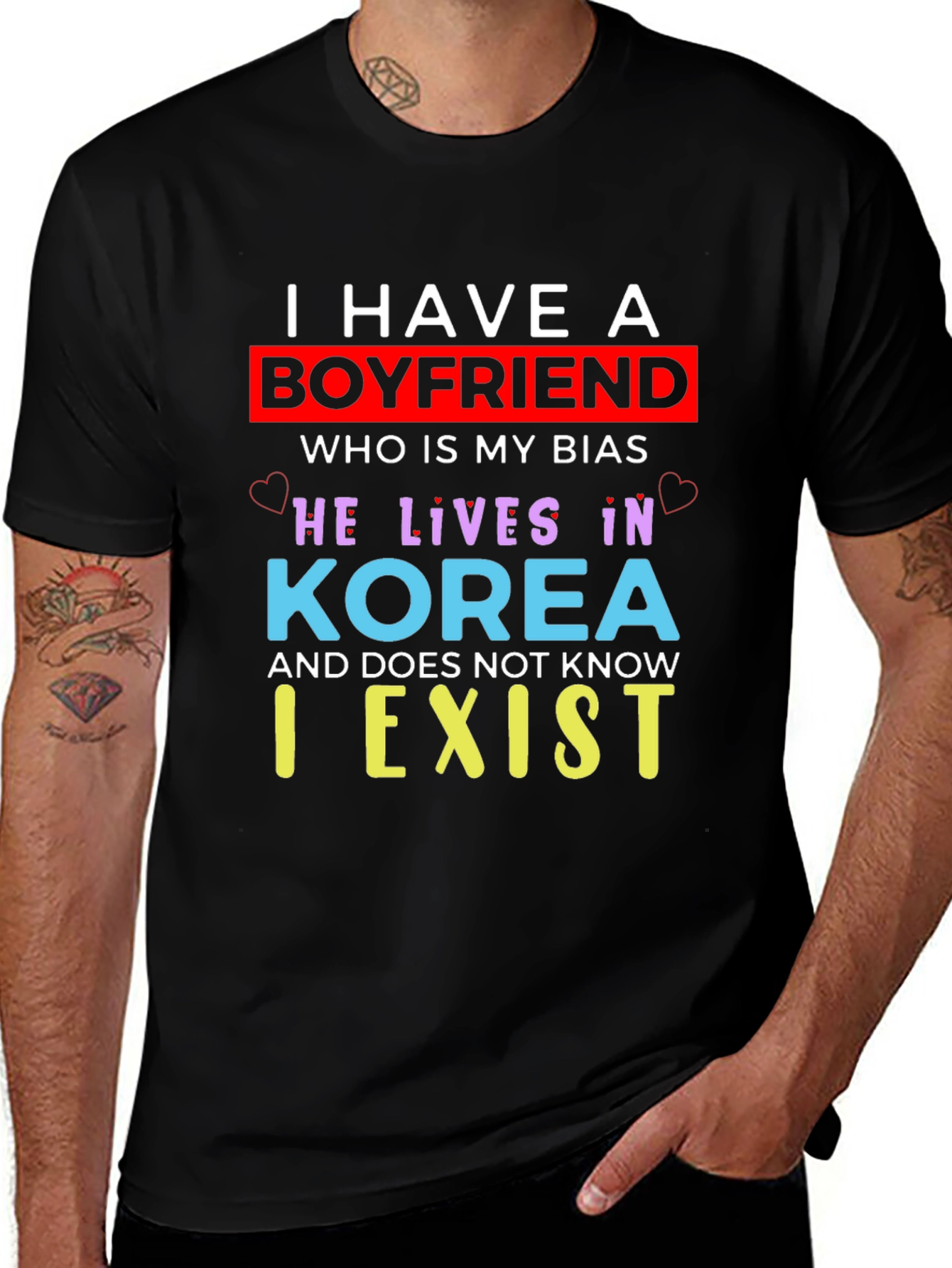 I Have a Boyfriend T-Shirt - Korea