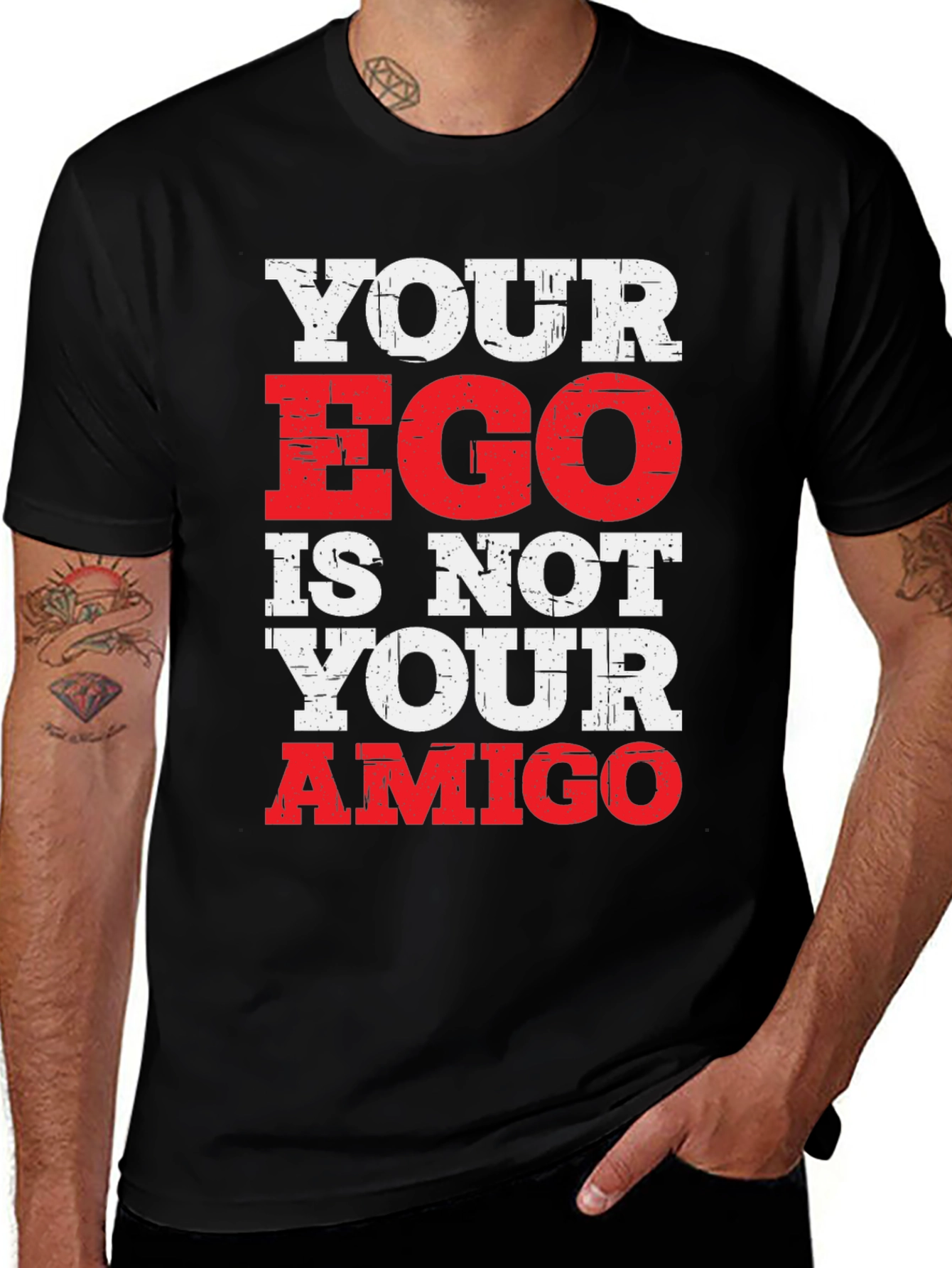 Variant 7 of Your Ego Is Not Your Amigo Graphic T-Shirt