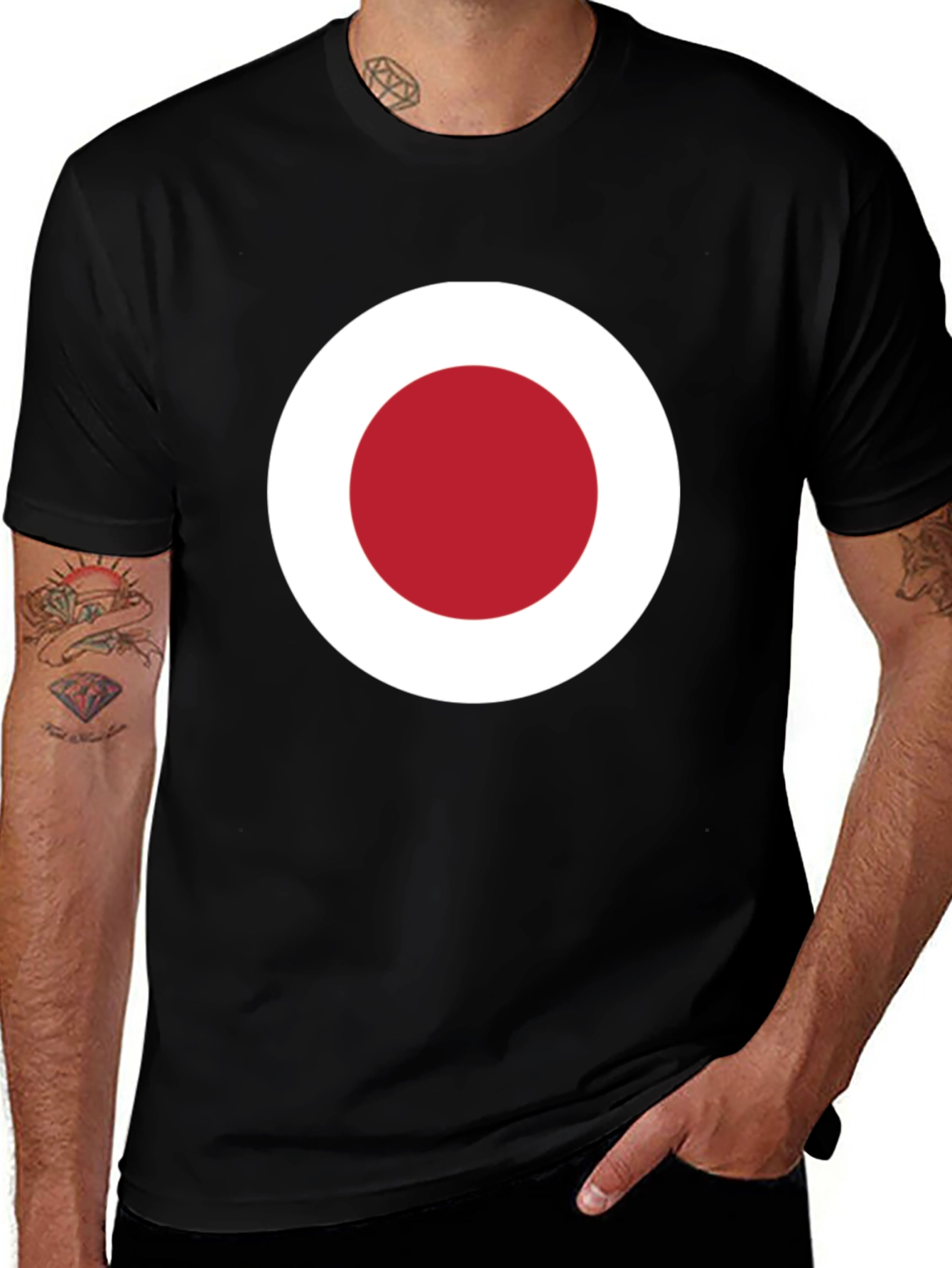 Variant 2 of Target Graphic Black T-Shirt