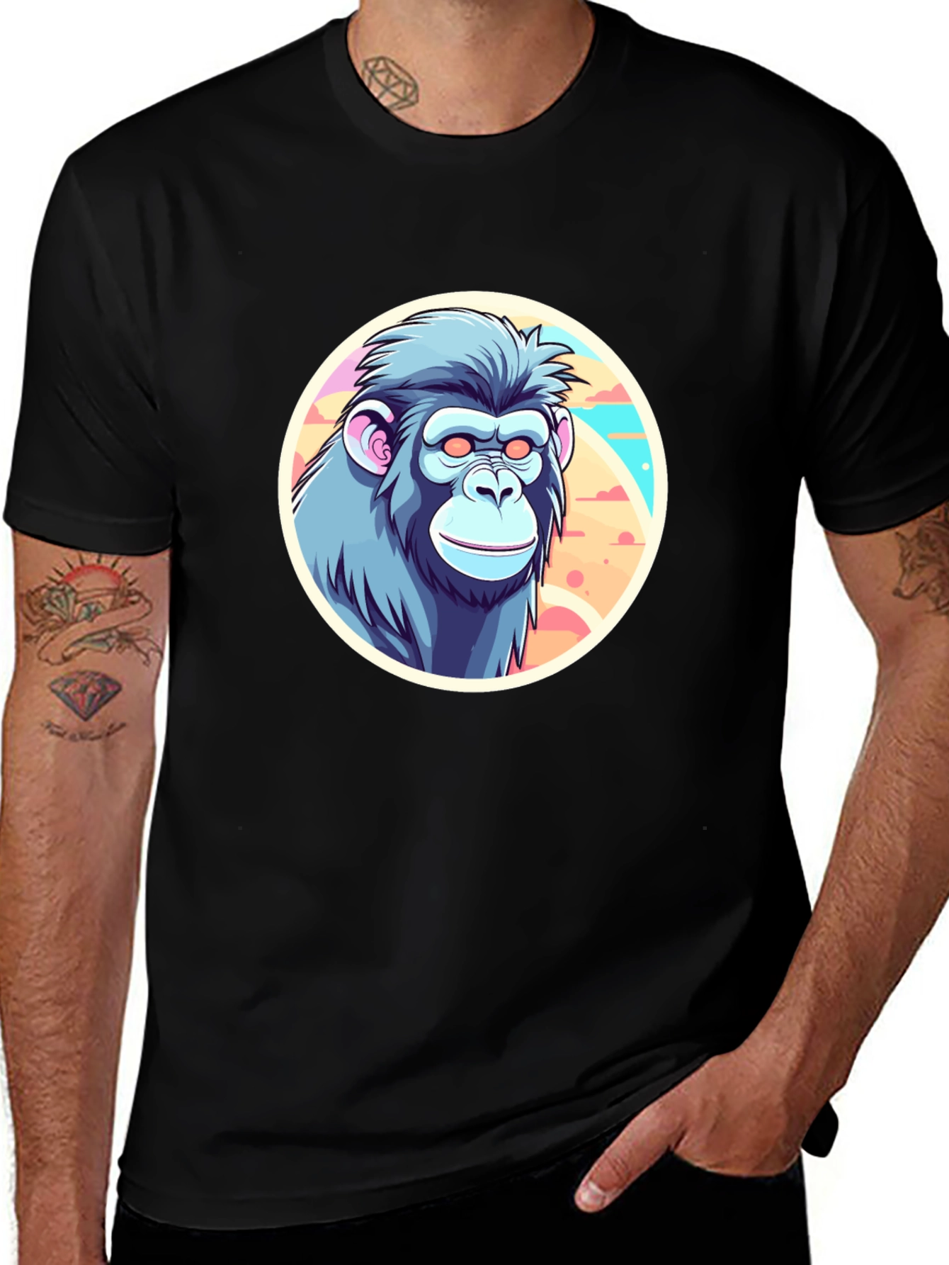 Ape Portrait Black T-Shirt