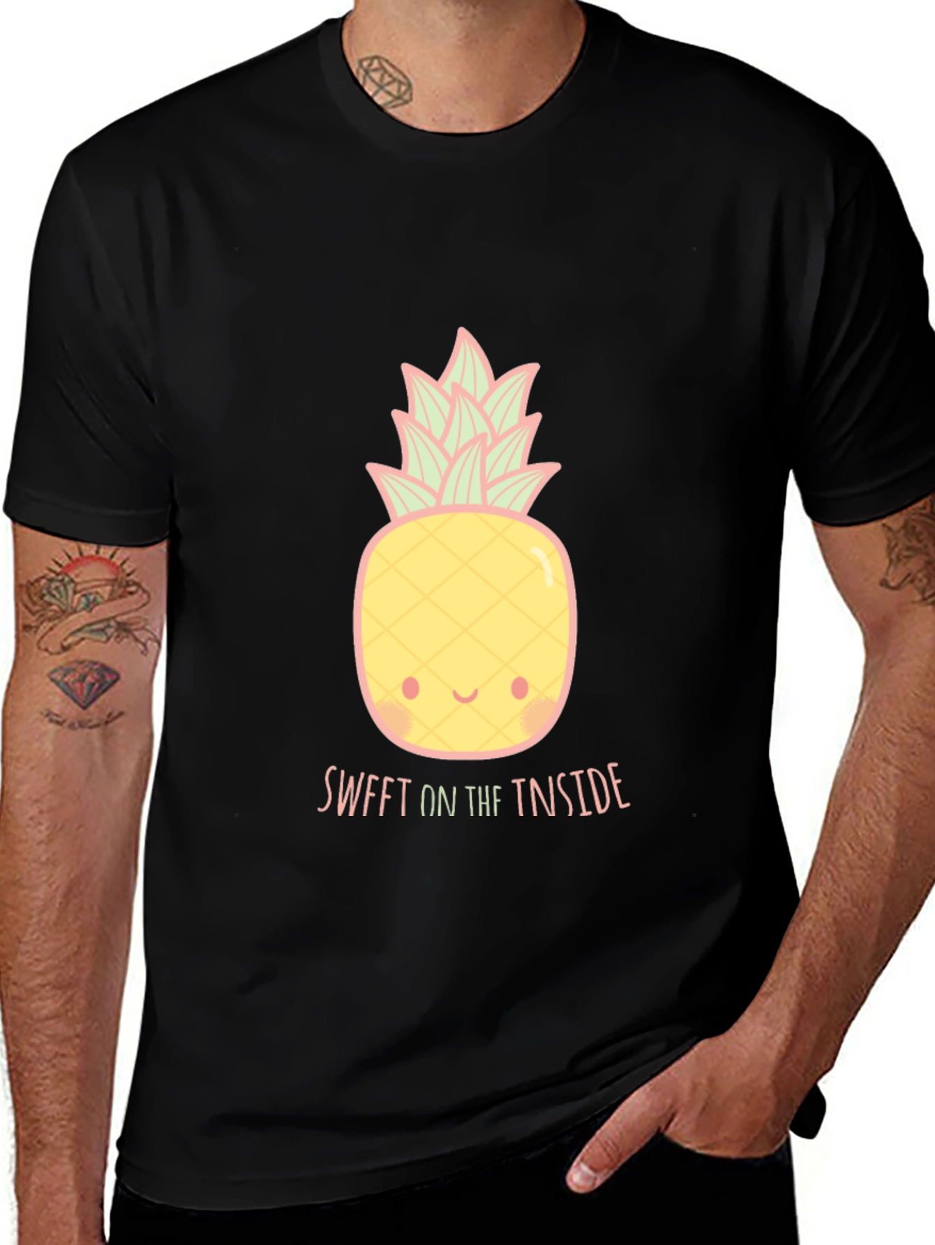 Variant 27 of Sweet on the Inside Pineapple Graphic T-Shirt
