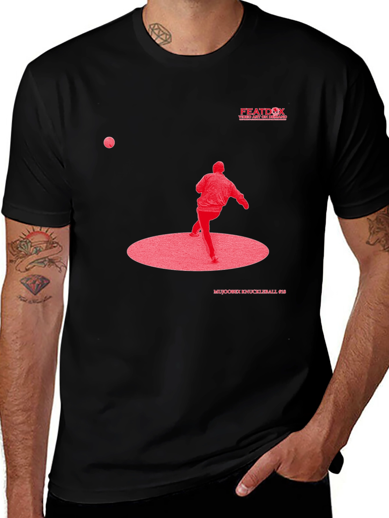 Unique Graphic Tee - MUJOOBHX KNUCKLEBALL
