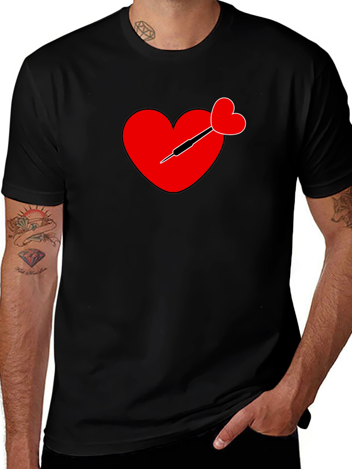 Heart Dart T-Shirt - Love and Style!