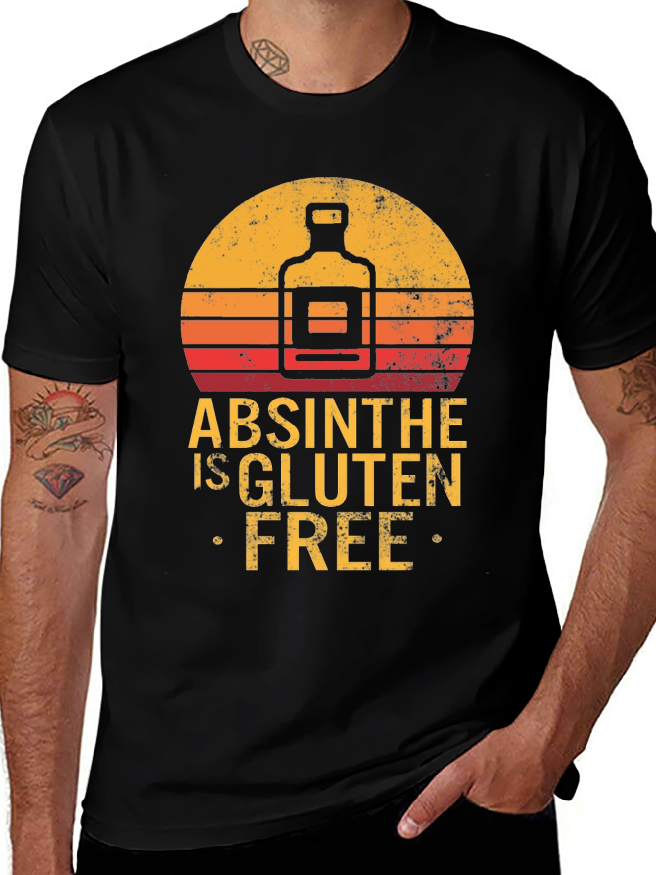 Variant 5 of Absinthe Is Gluten Free Graphic Tee