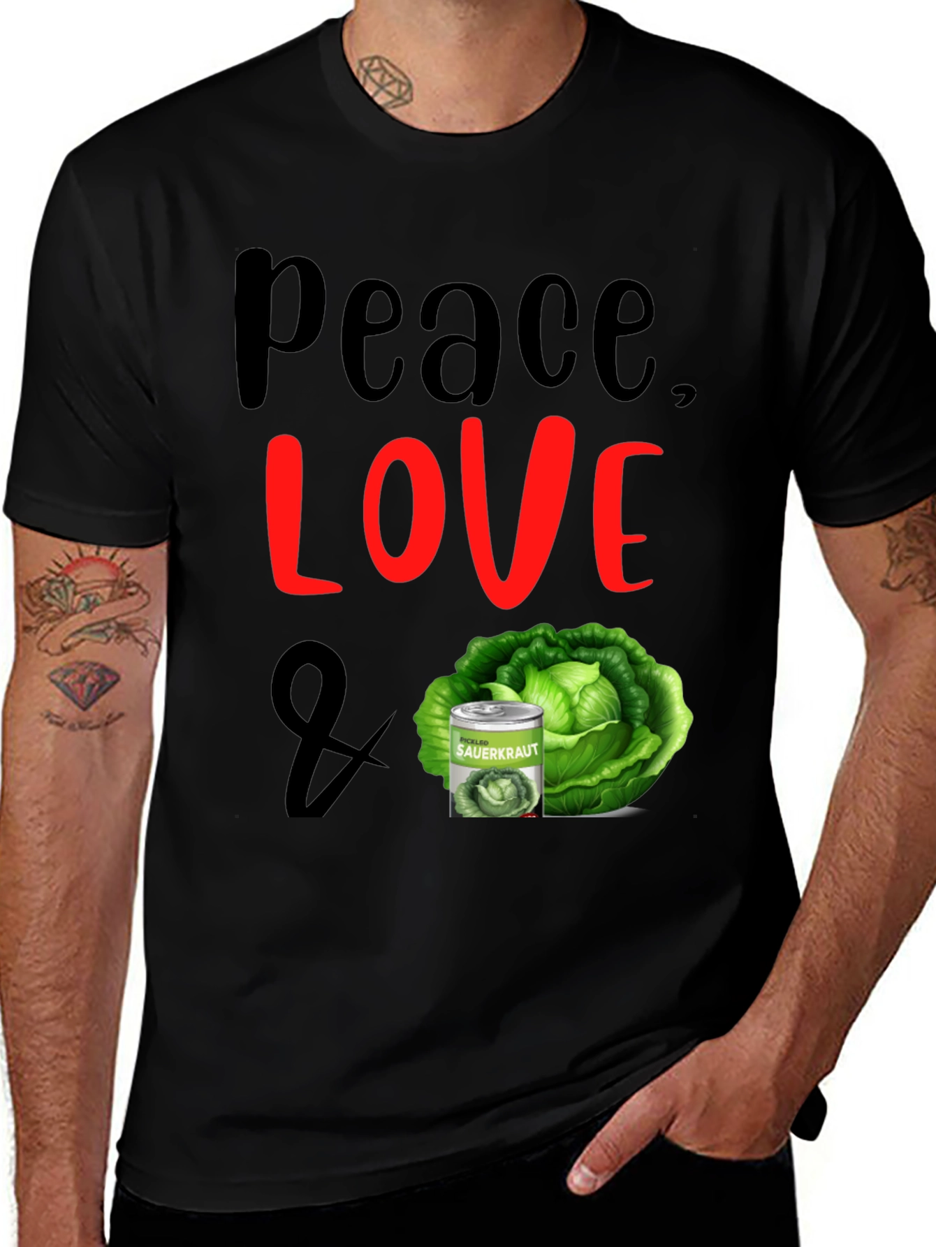 Variant 17 of Peace Love & Sauerkraut T-Shirt
