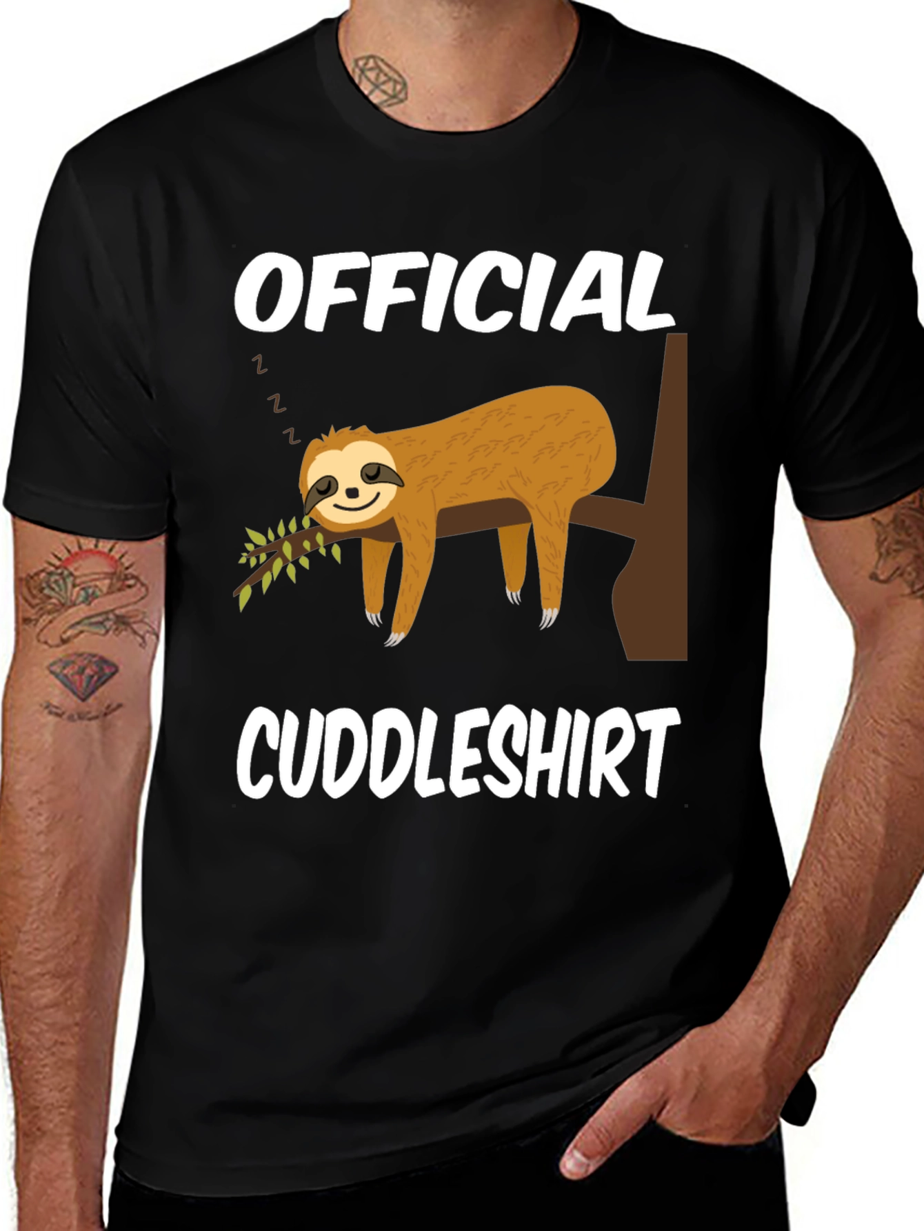 Variant 27 of Official Cuddleshirt Sloth T-Shirt
