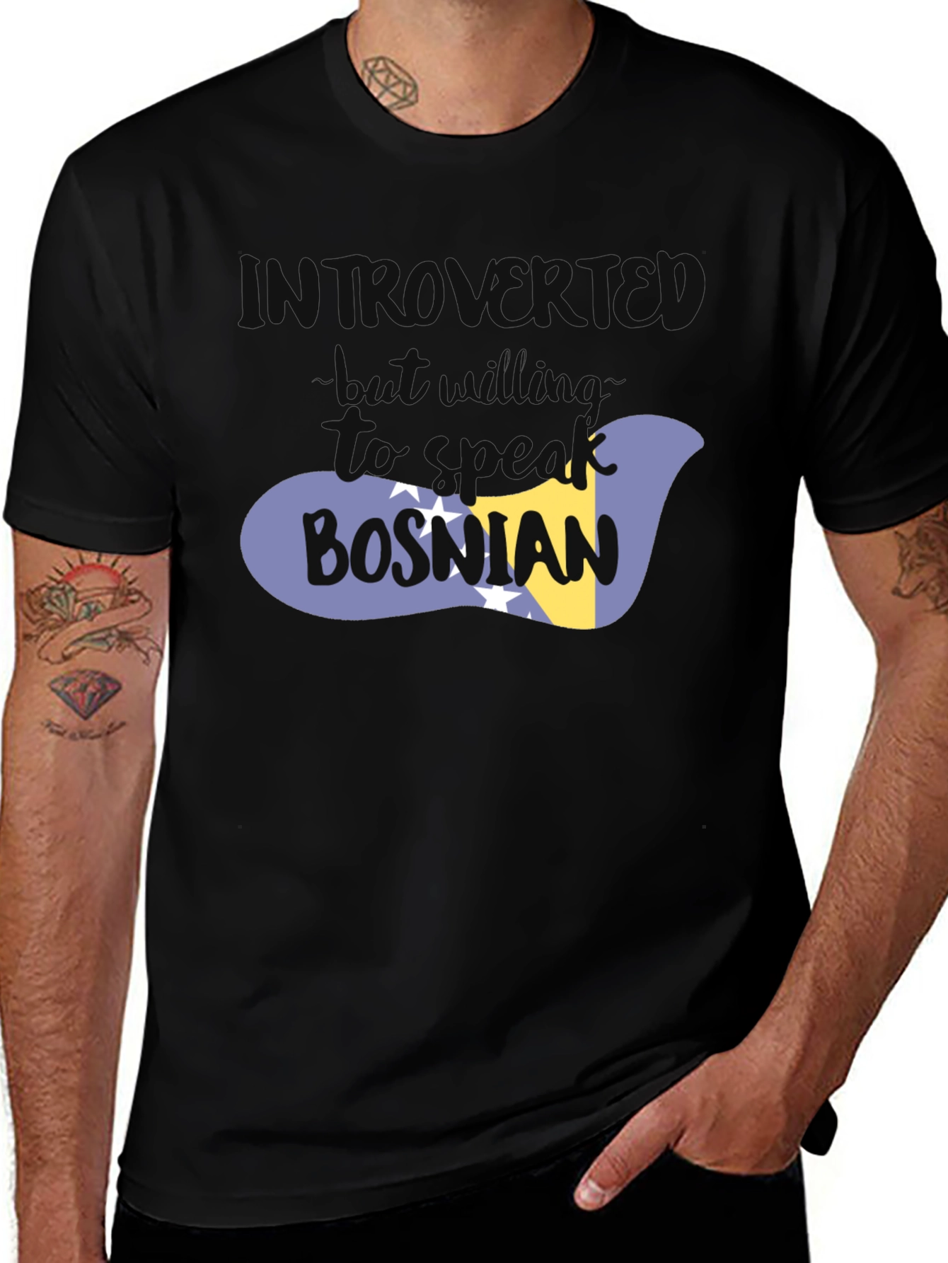Introvert, But Will Talk if You Speak Bosnian T-Shirt