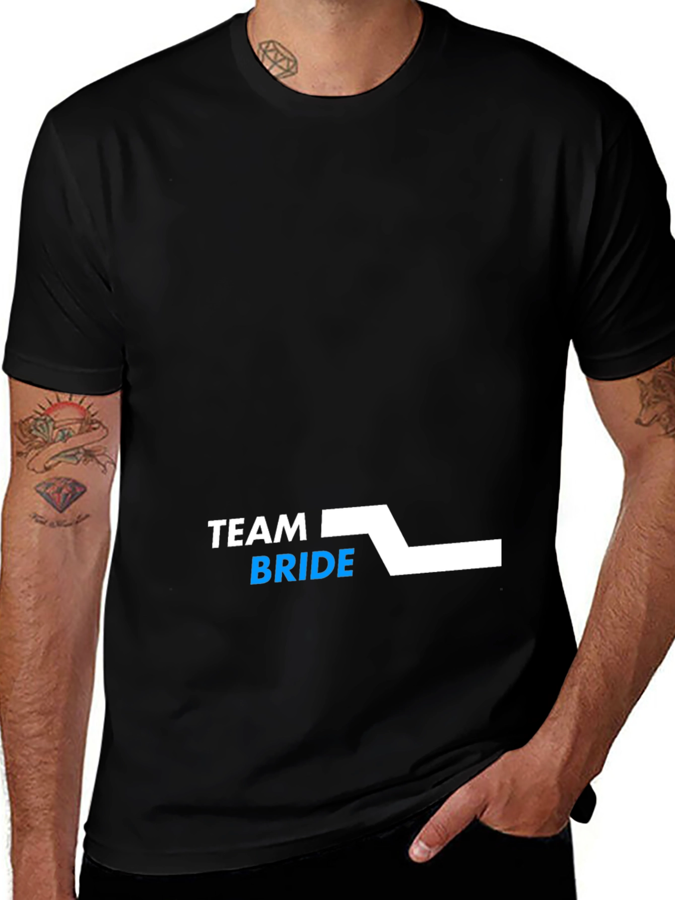 Team Bride Crew Neck T-Shirt