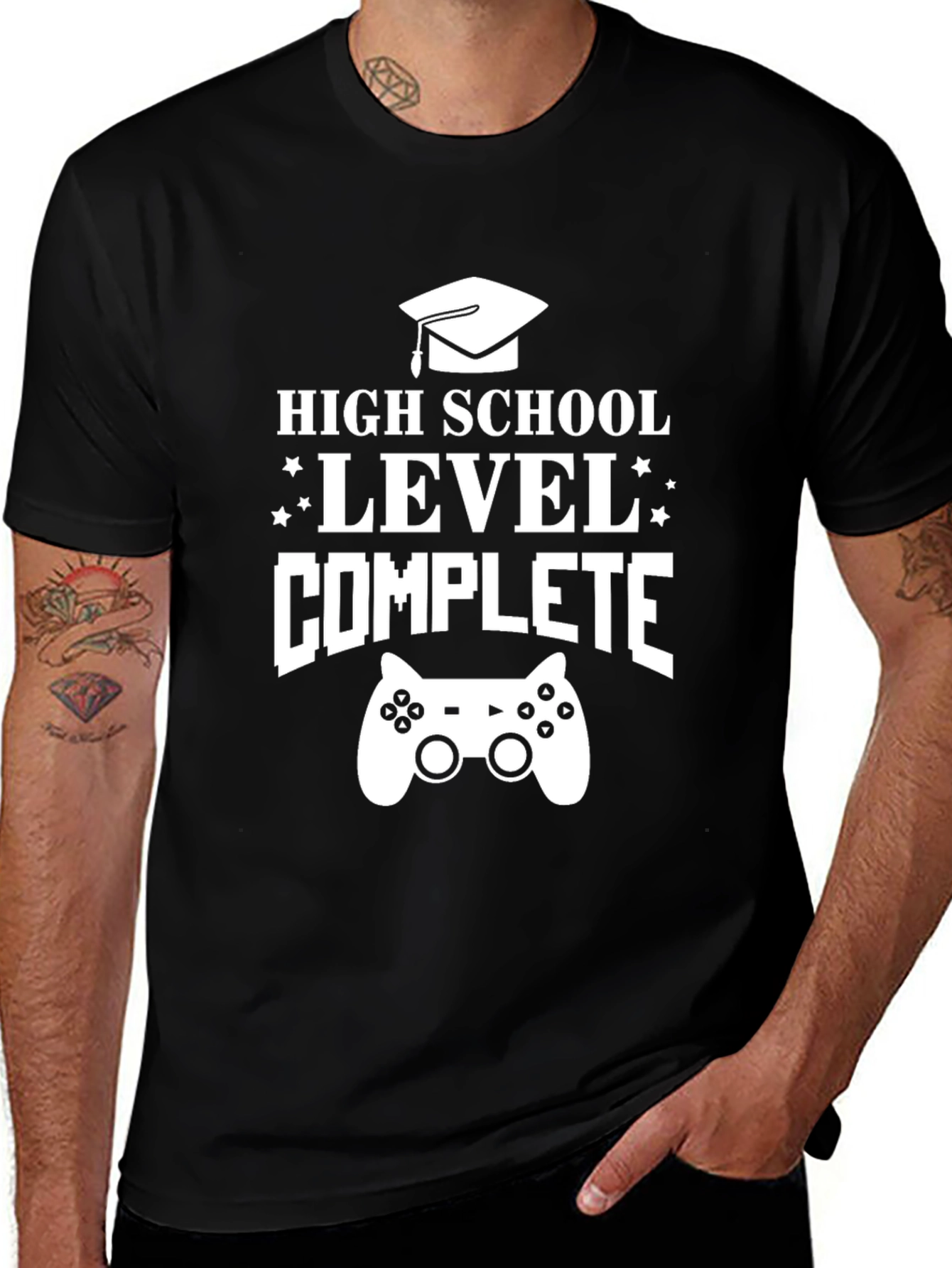 Variant 23 of High School Level Complete Gamer T-Shirt
