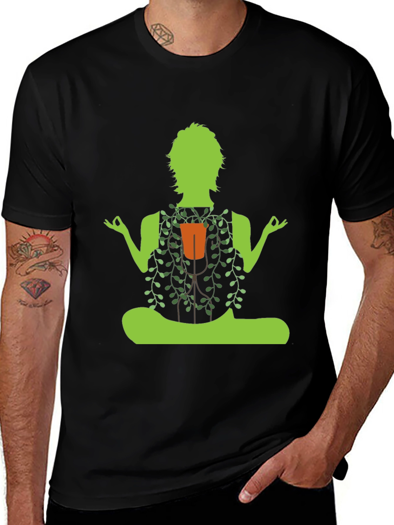 Zen Garden Black T-Shirt