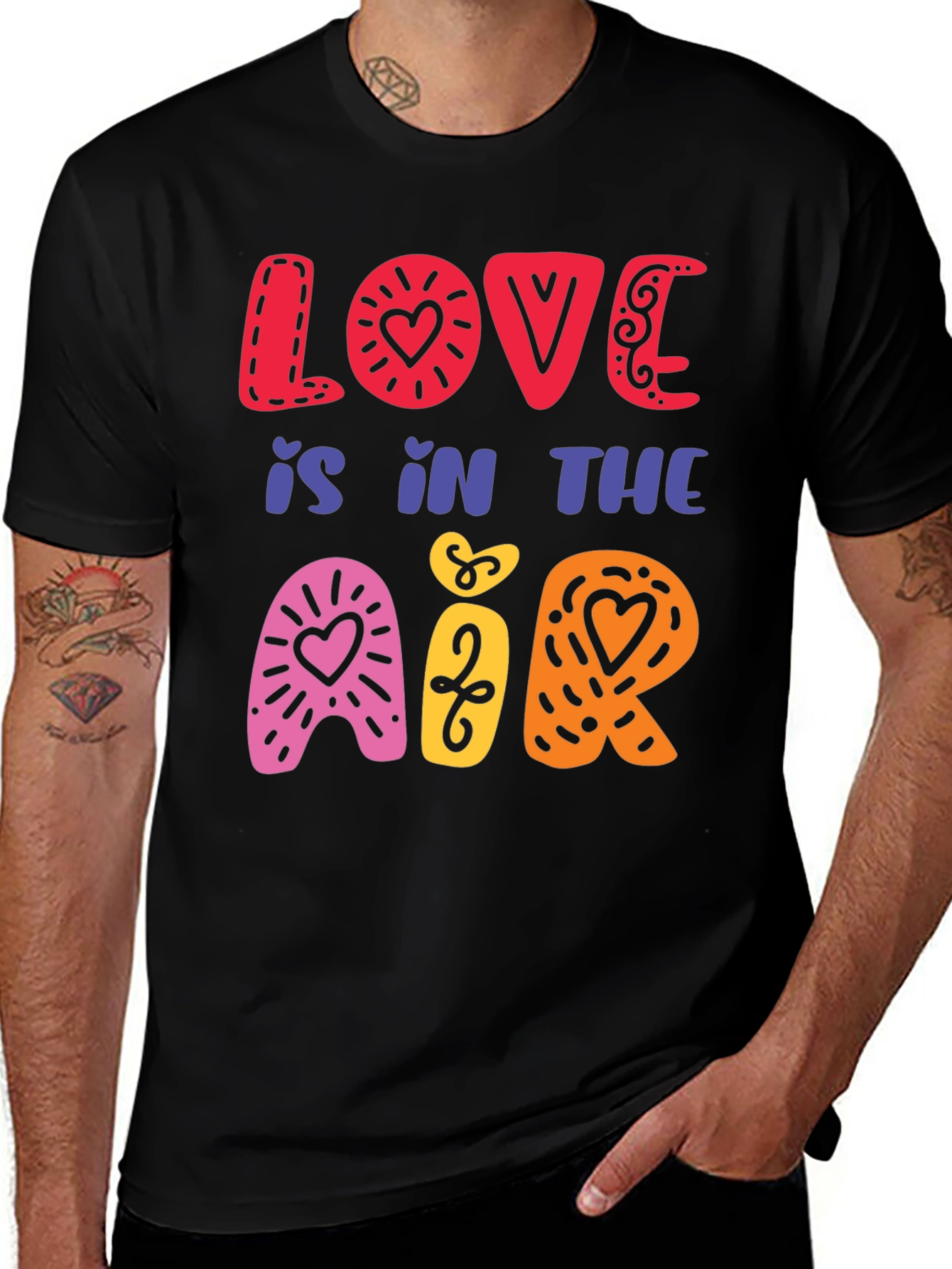 Variant 16 of Love is in the Air Graphic Tee