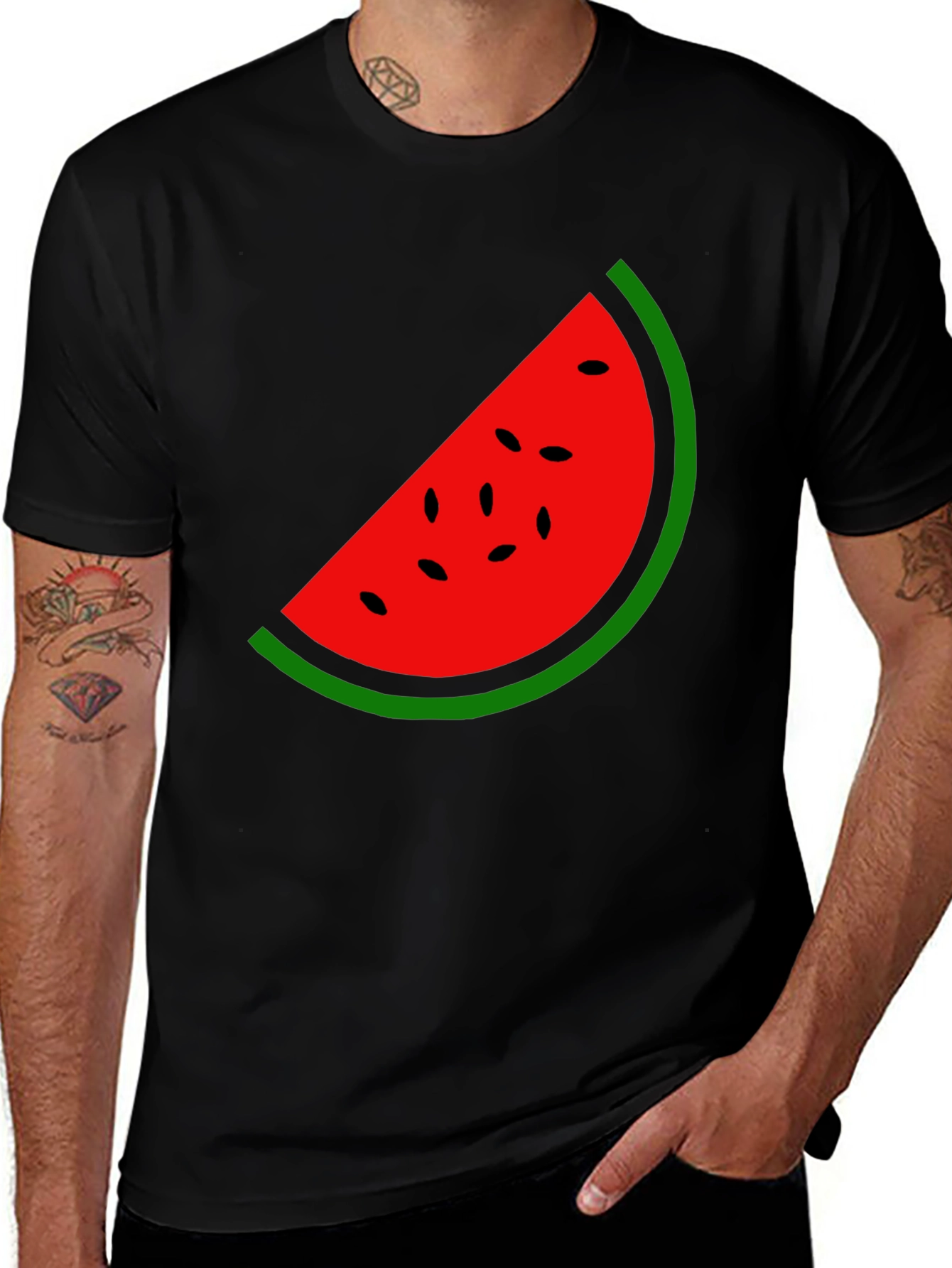 Variant 27 of Watermelon Slice Graphic Tee - Summer Fun!