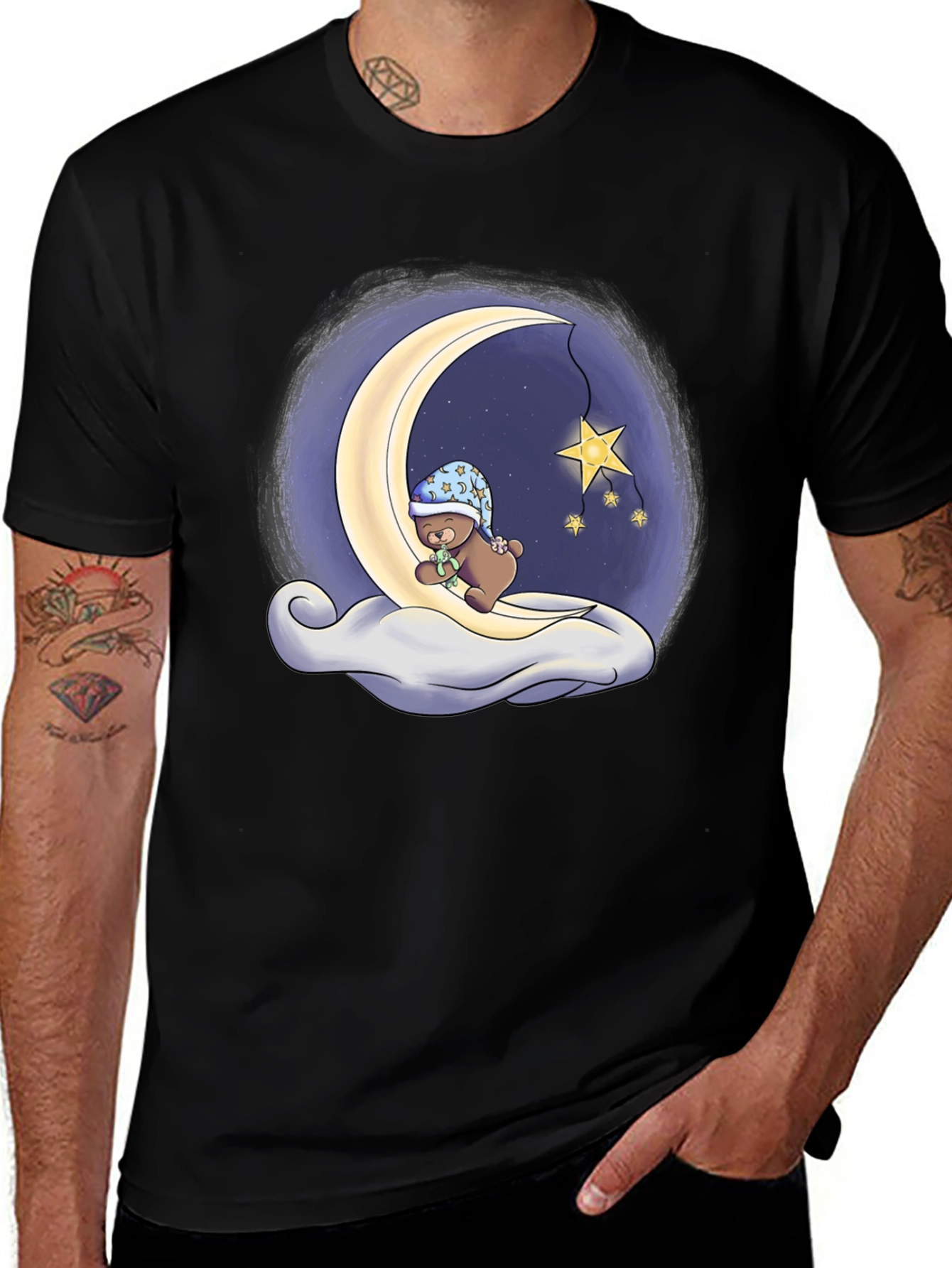 Variant 26 of Dreamy Bear Moon T-Shirt