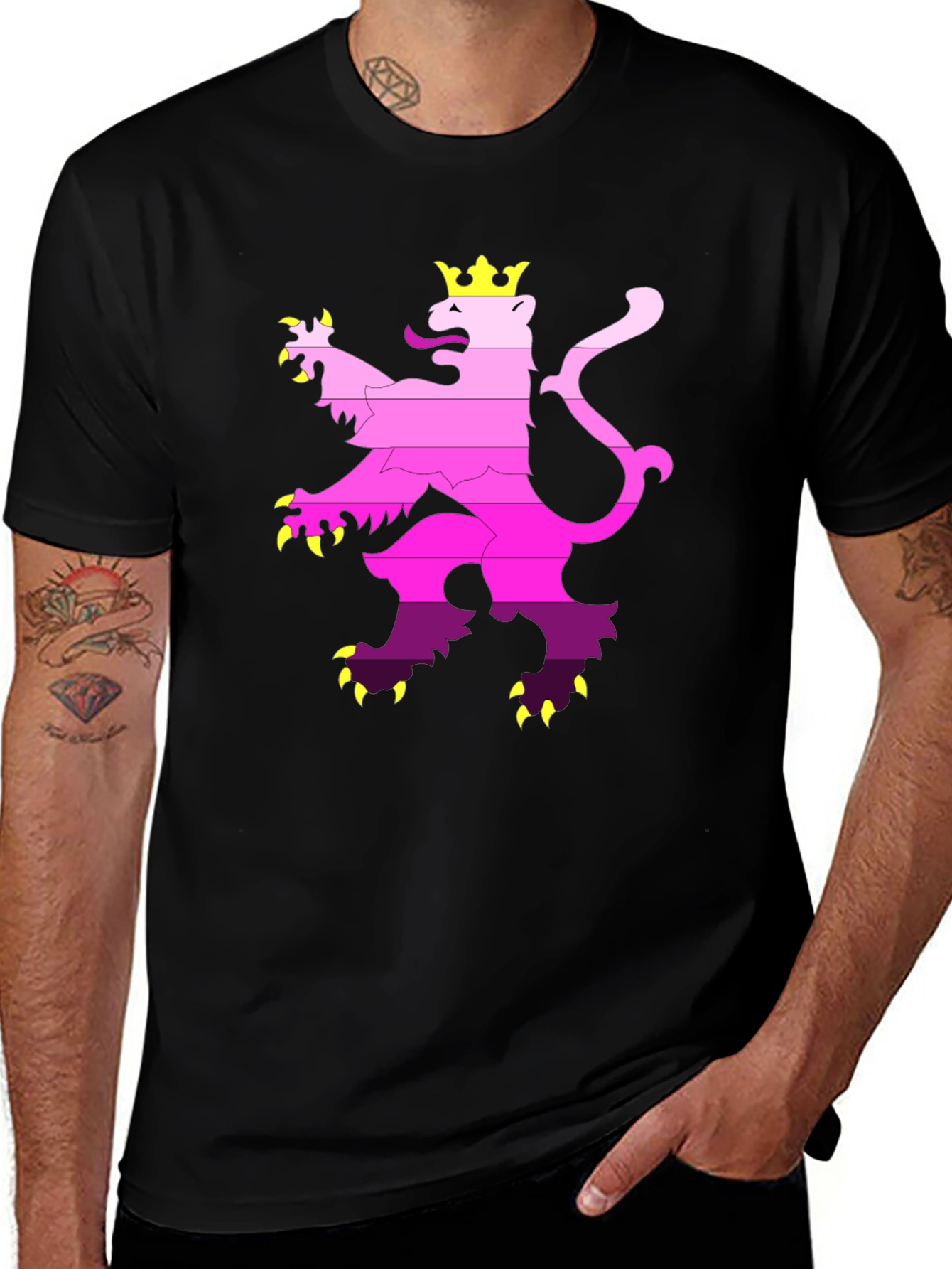 Variant 9 of Lion Rampant Pride T-Shirt - Bold Graphic Tee