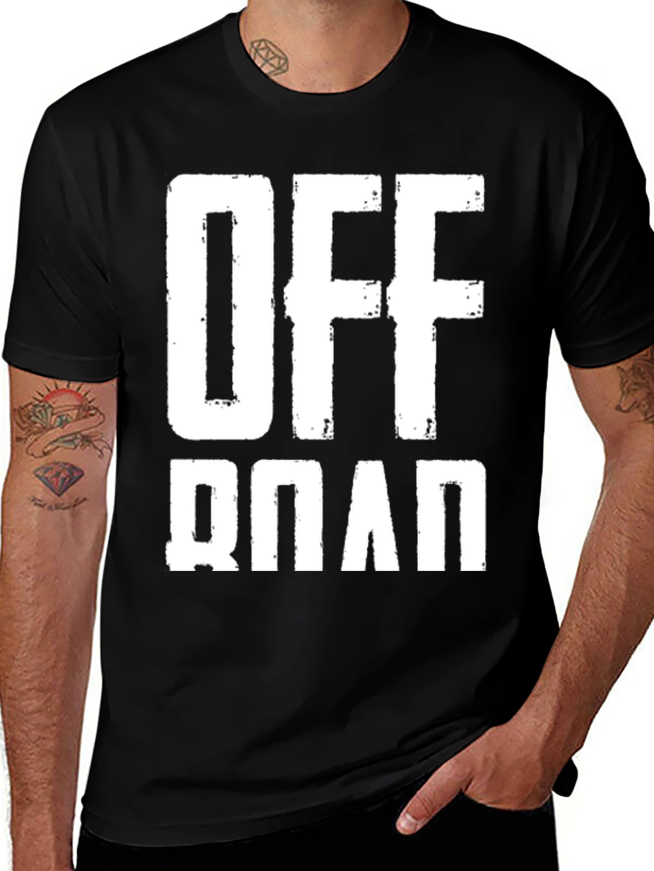 Variant 22 of Off Road Black T-Shirt for Men