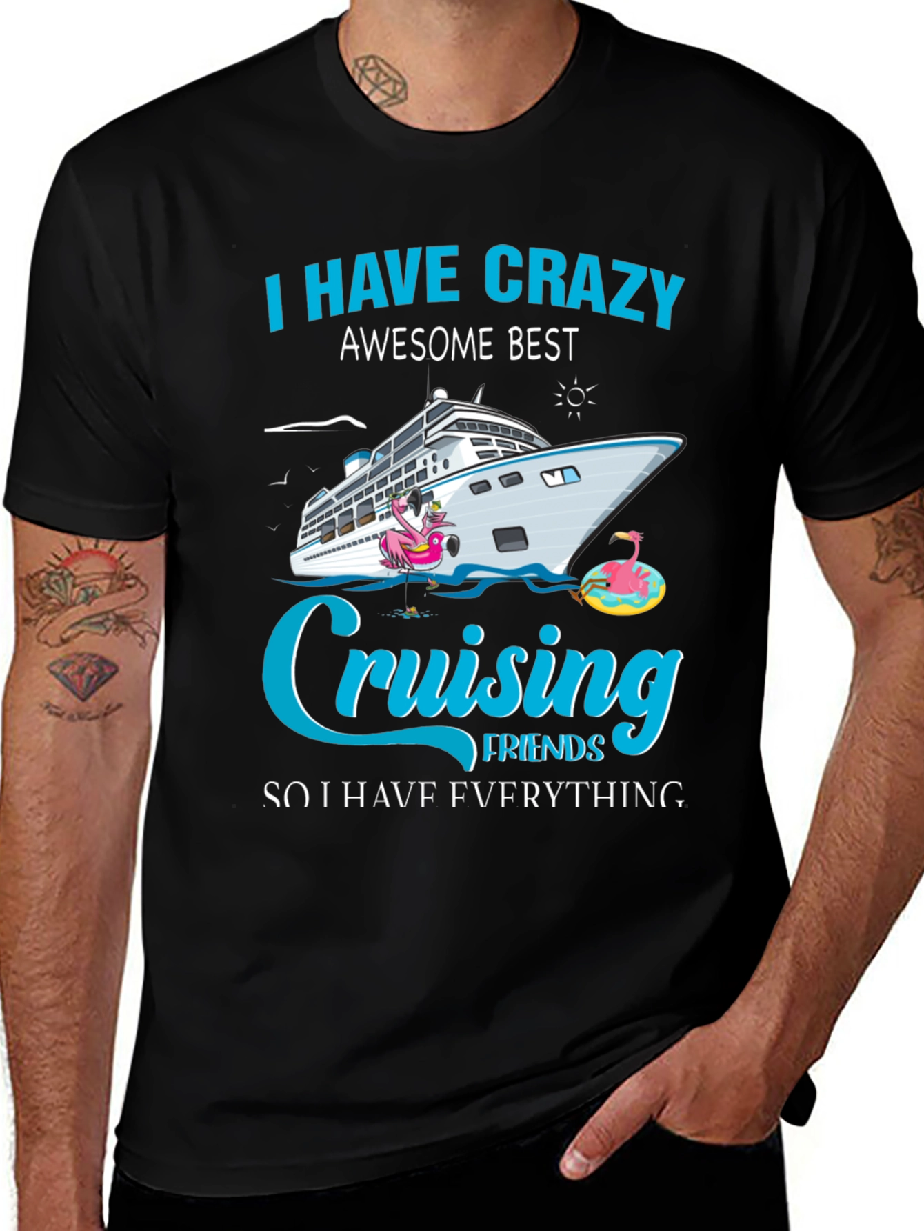 Crazy Cruising Friends Graphic Tee