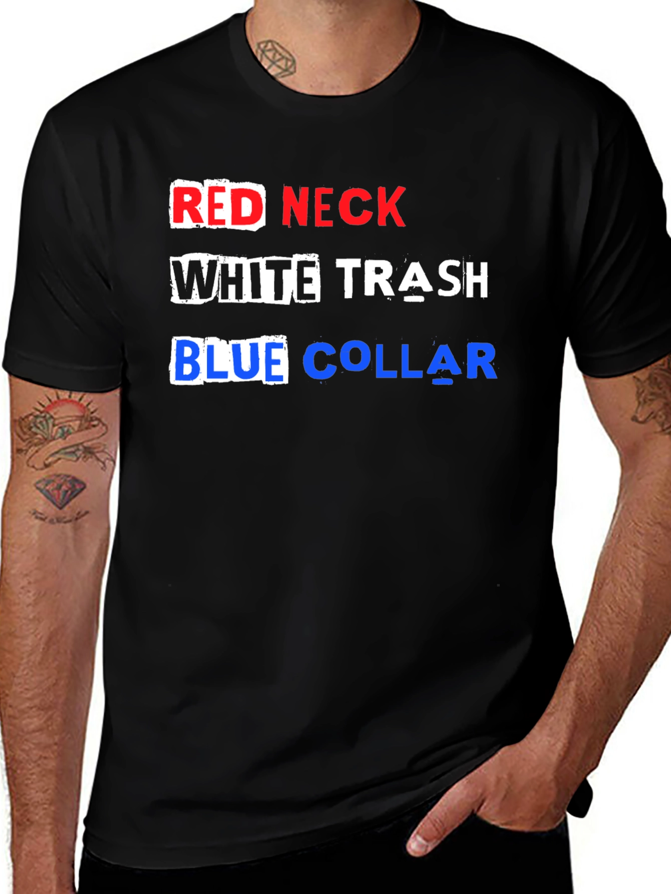 Variant 30 of Redneck White Trash Blue Collar T-Shirt
