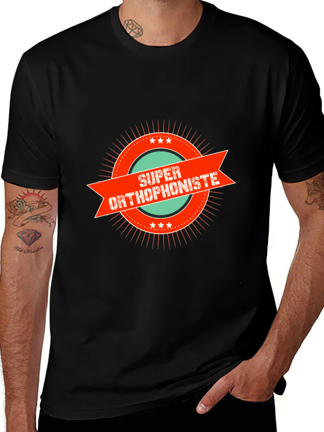 Variant 8 of Super Orthophoniste Black T-Shirt